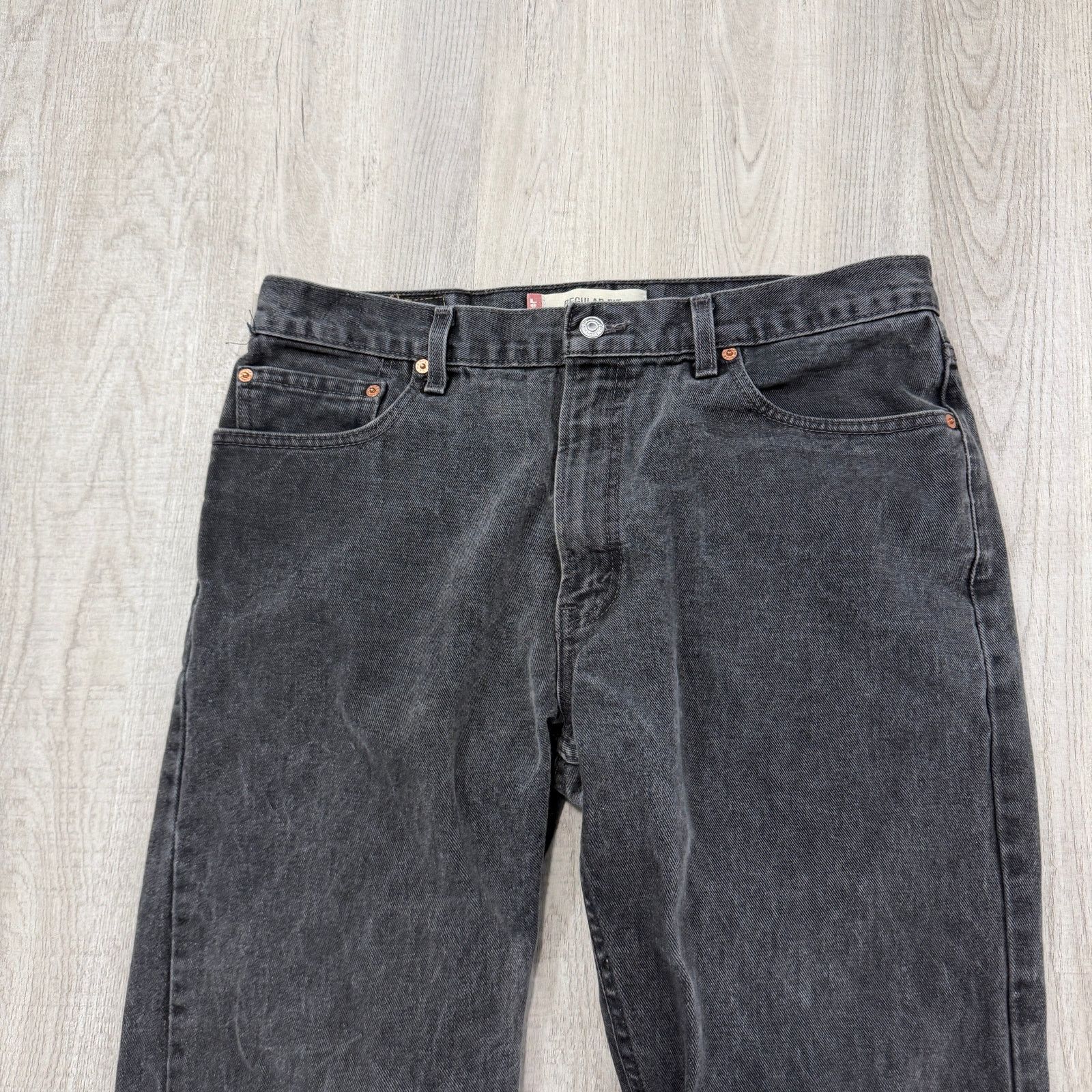 Levi's Vintage Levis Jeans Men's 36x30 Black Regular Straight y2k Size US 36 / EU 52 - 3 Thumbnail