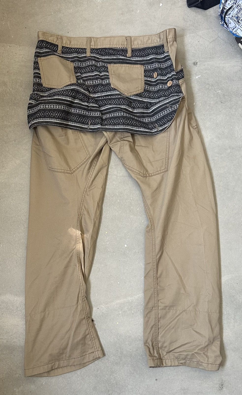 Japanese Brand DOUBLE BACK POCKET CASUAL PANT Size US 36 / EU 52 - 1 Thumbnail