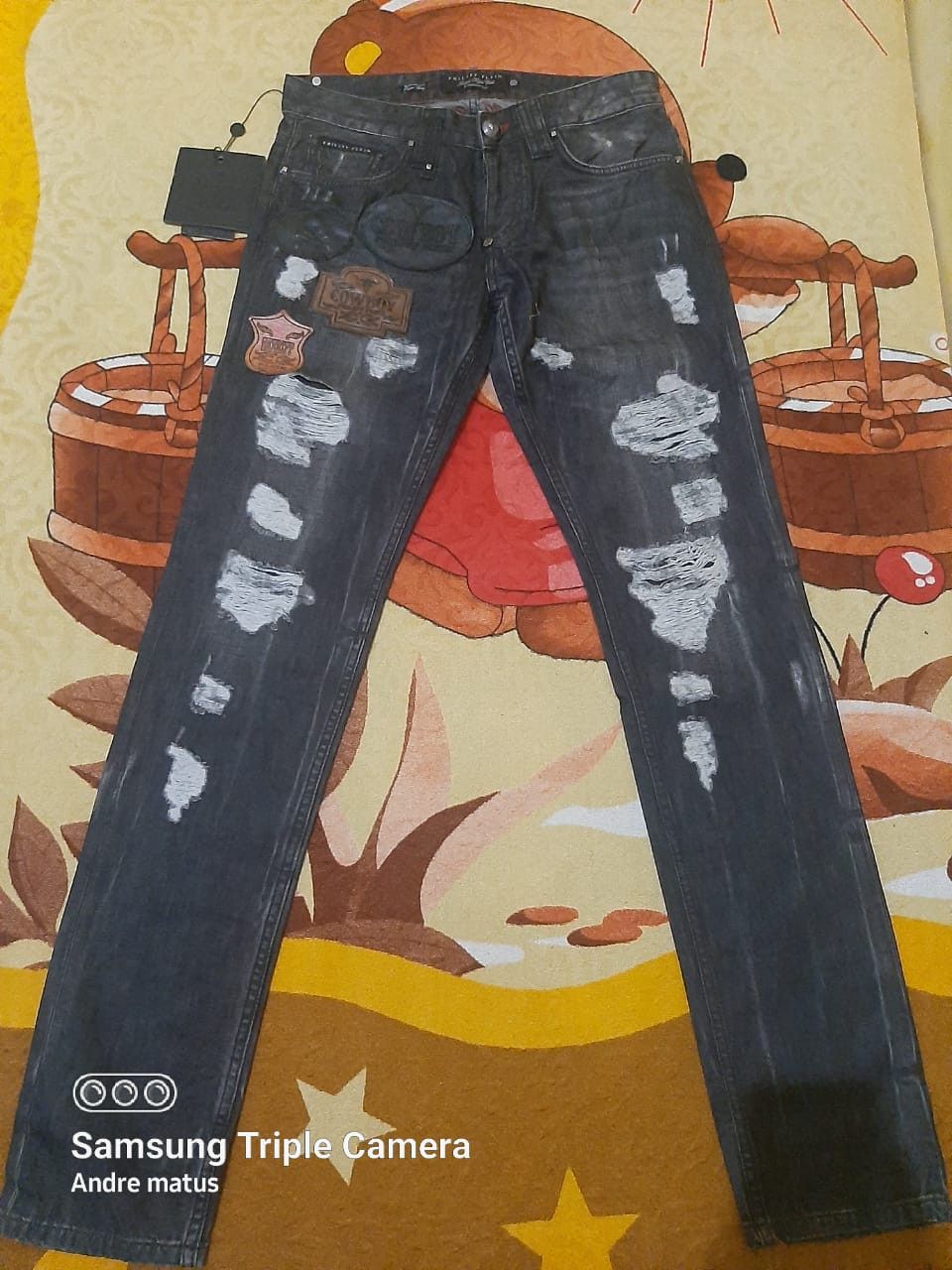 Philipp Plein Philippe Plein ripped patch jeans Size US 31 - 1 Thumbnail