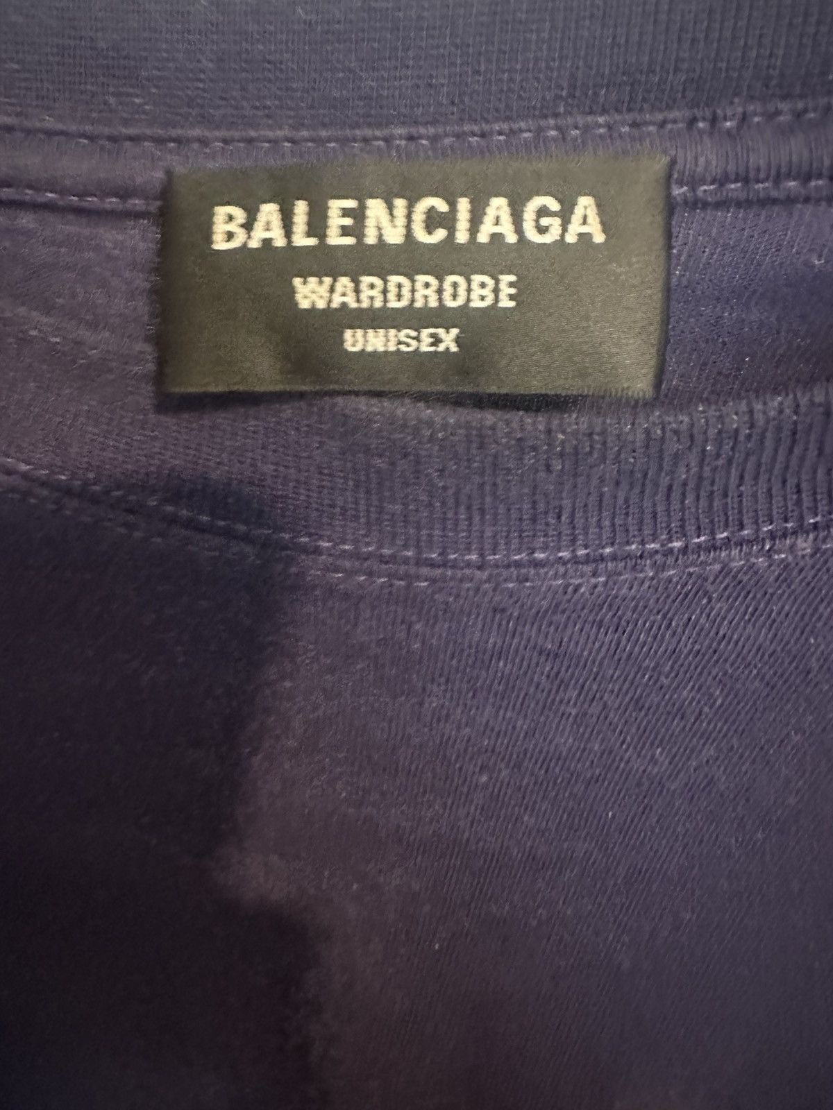 Balenciaga Balenciaga Blue ‘Political’ T-shirt Size US L / EU 52-54 / 3 - 3 Thumbnail