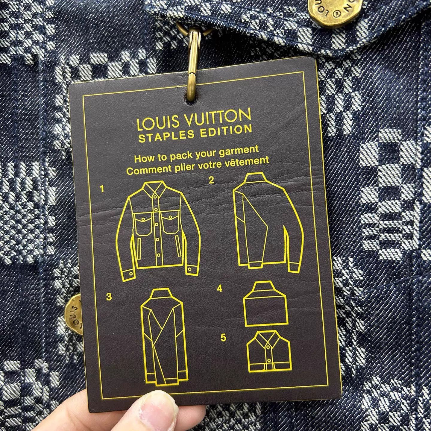 Louis Vuitton LV Damier Denim Jacket 58 Size US XXL / EU 58 / 5 - 3 Thumbnail