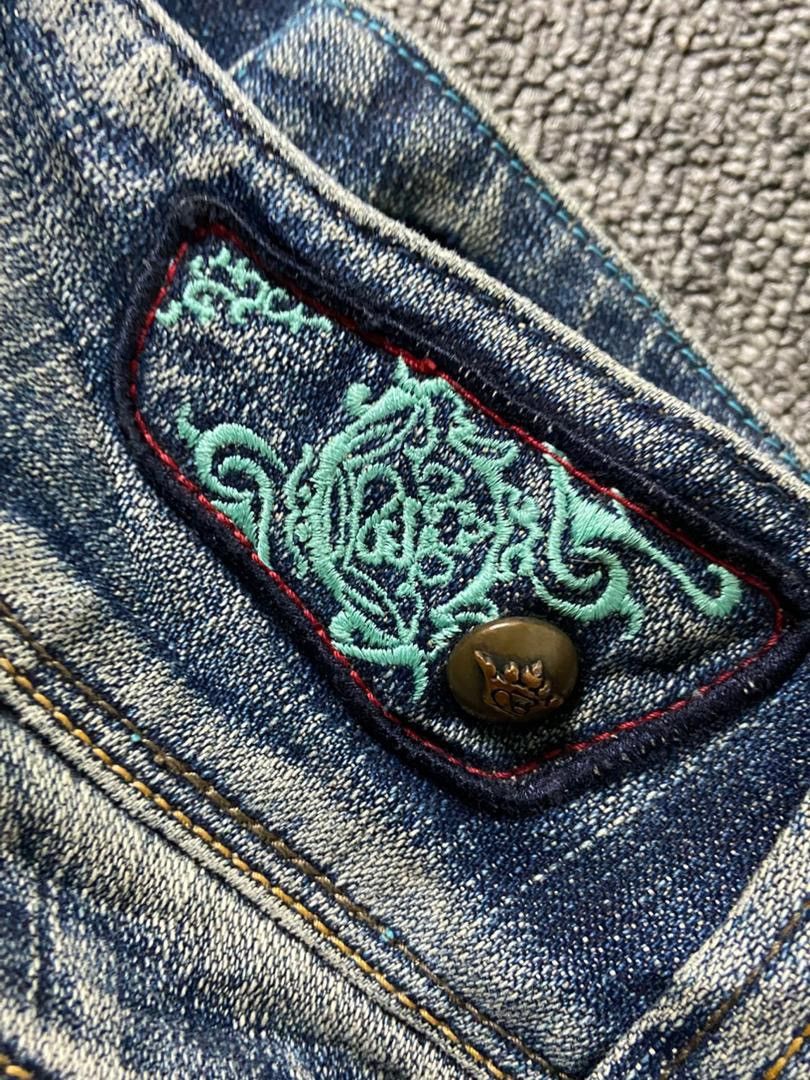 Japanese Brand Brappers Brand Low Rise Light Wash Flare Jeans (184) Size 27" / US 4 / IT 40 - 9 Thumbnail