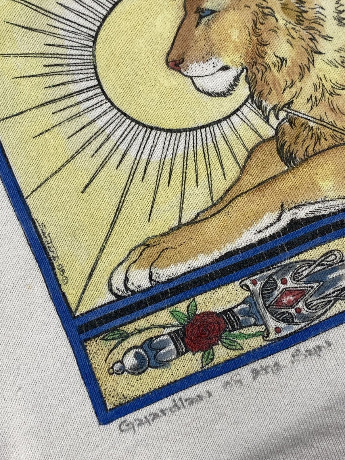 Jerzees Vintage 1992 Lion Egypt Photoprint Crewneck Size US L / EU 52-54 / 3 - 4 Thumbnail