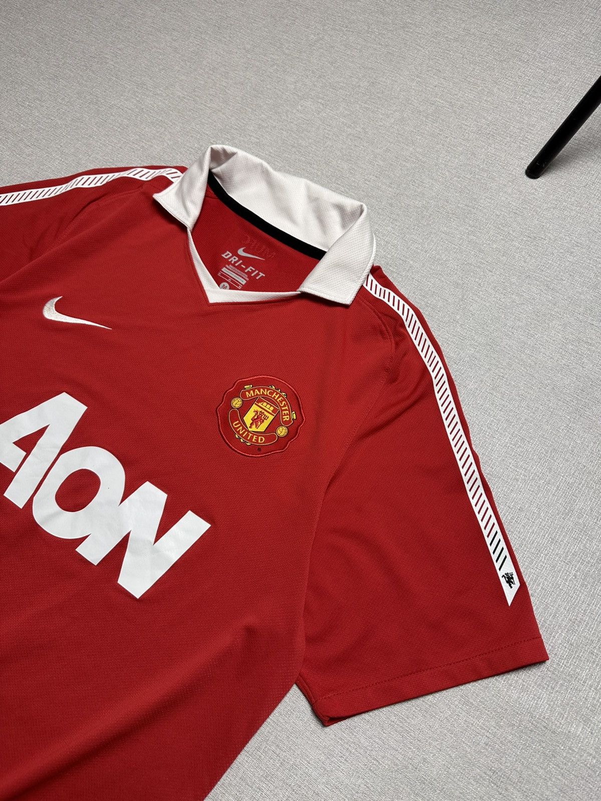 Nike × Vintage Nike Manchester United Vintage Home Jersey 2010/2011 Size US M / EU 48-50 / 2 - 2 Thumbnail