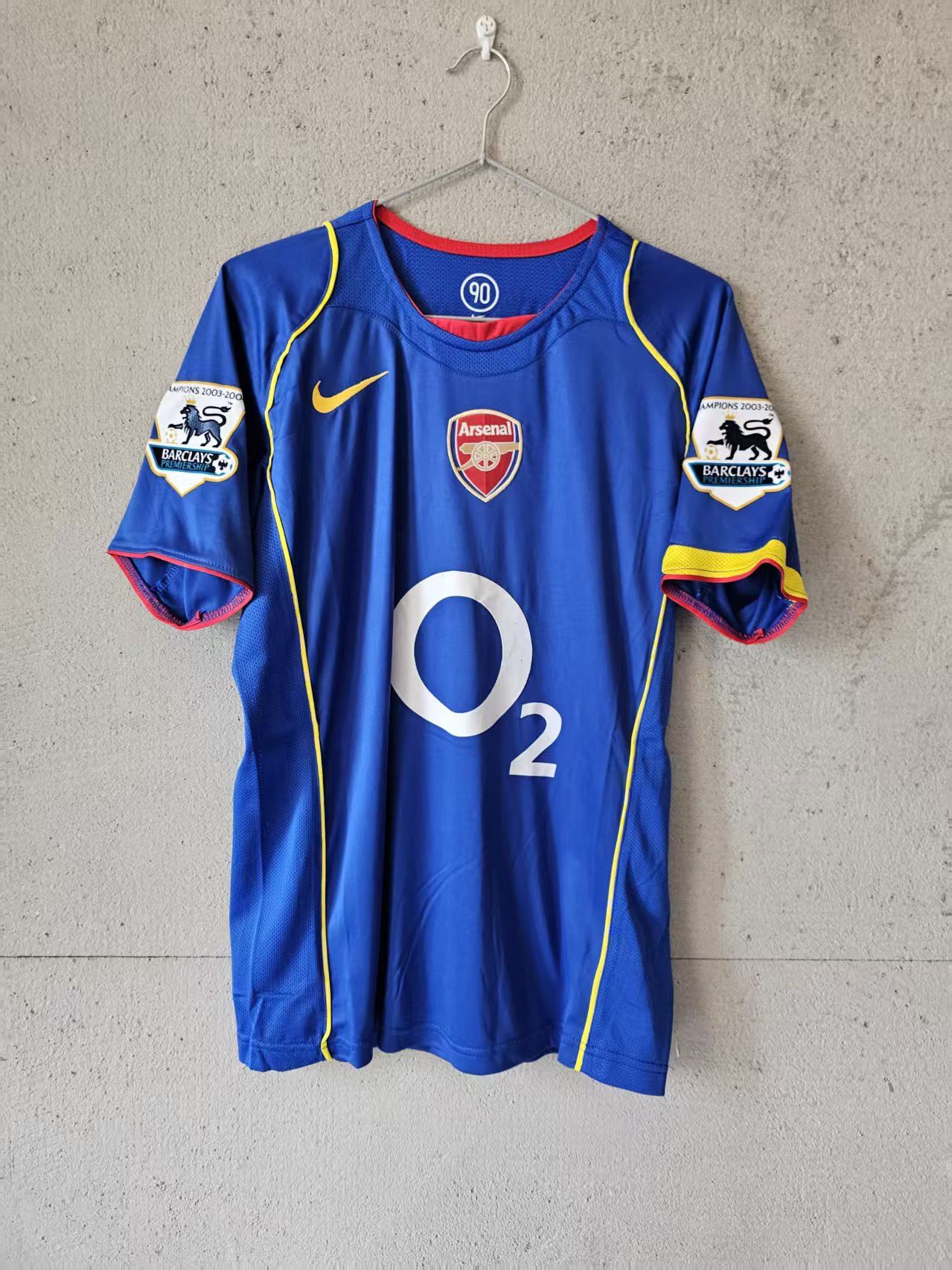 Nike × Vintage Thierry Henry Arsenal Long Sleeve Jersey w Patches 