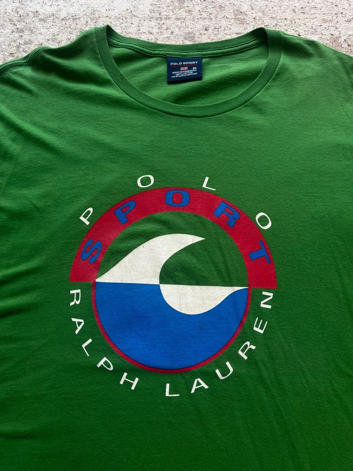Polo Ralph Lauren Ralph Lauren Polo Sport Surf Wave Sz XL Vintage 90s Size US XL / EU 56 / 4 - 2 Thumbnail