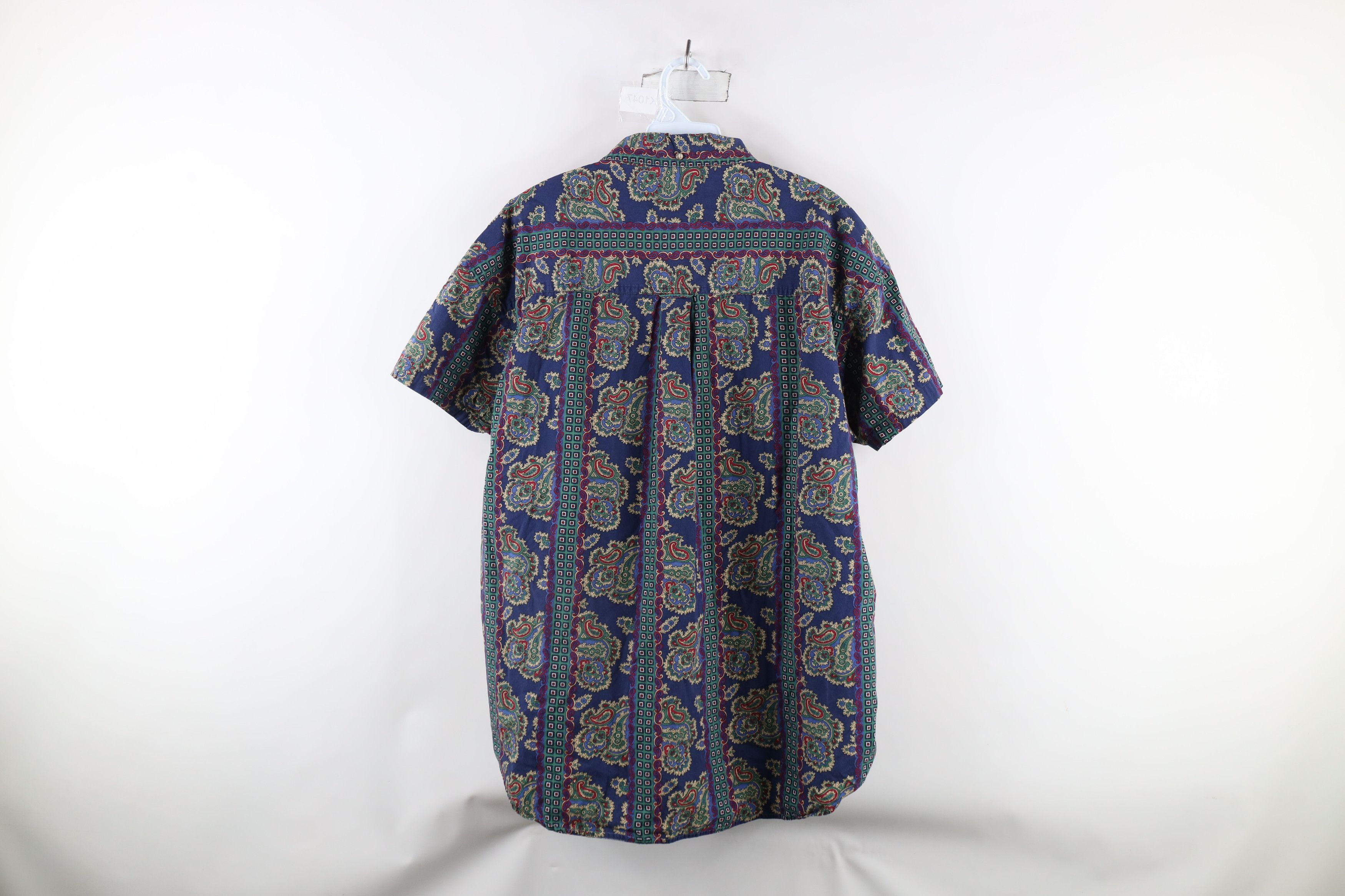 Vintage Vintage 90s Streetwear Rainbow Paisley Button Down Shirt Size US XL / EU 56 / 4 - 11 Thumbnail