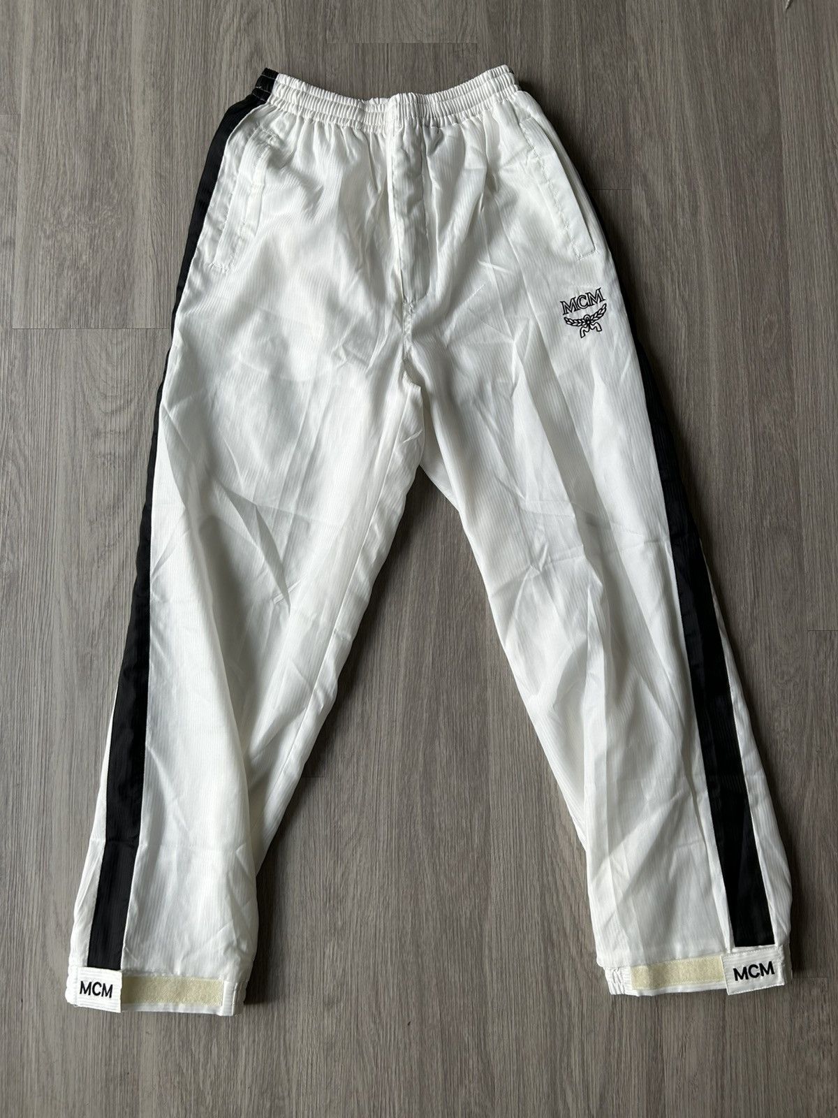 MCM MCM Logo Nylon Track Pants Size Medium Size US 31 - 1 Thumbnail