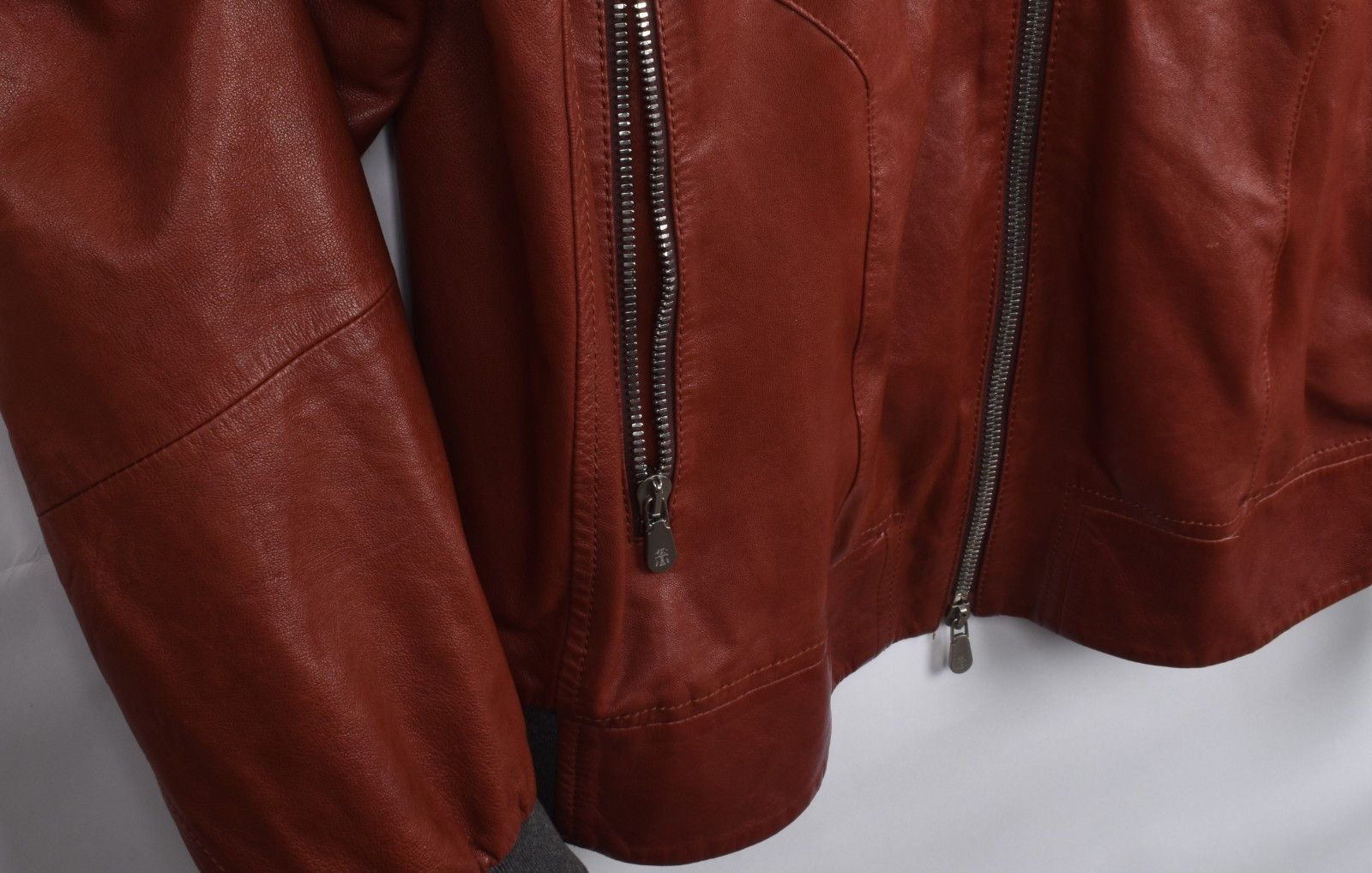 Brunello Cucinelli Brunello Cucinelli Men Jacket Leather Bomber Size L, S1891 Size US L / EU 52-54 / 3 - 9 Thumbnail