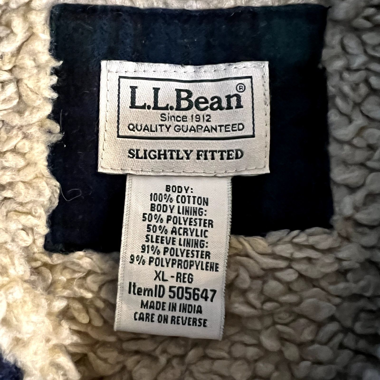 L.L. Bean L.L. Bean Sherpa Lined Scotch Plaid Shirt Jacket XL Size US XL / EU 56 / 4 - 2 Thumbnail