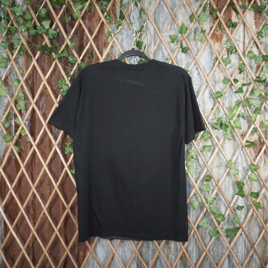 Vintage M - Vintage / Y2K 2000's Front Print Smoking Skull Poker Tee Size US M / EU 48-50 / 2 - 2 Thumbnail