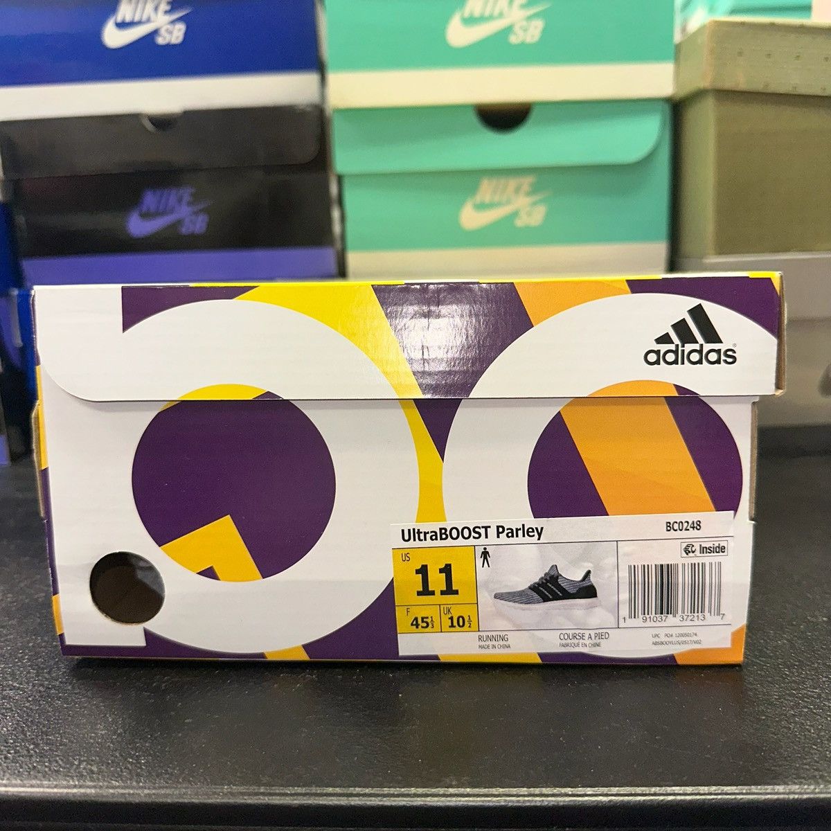 Adidas Size 11 - adidas Parley x UltraBoost 4.0 White Carbon Blue Size US 11 / EU 44 - 7 Thumbnail