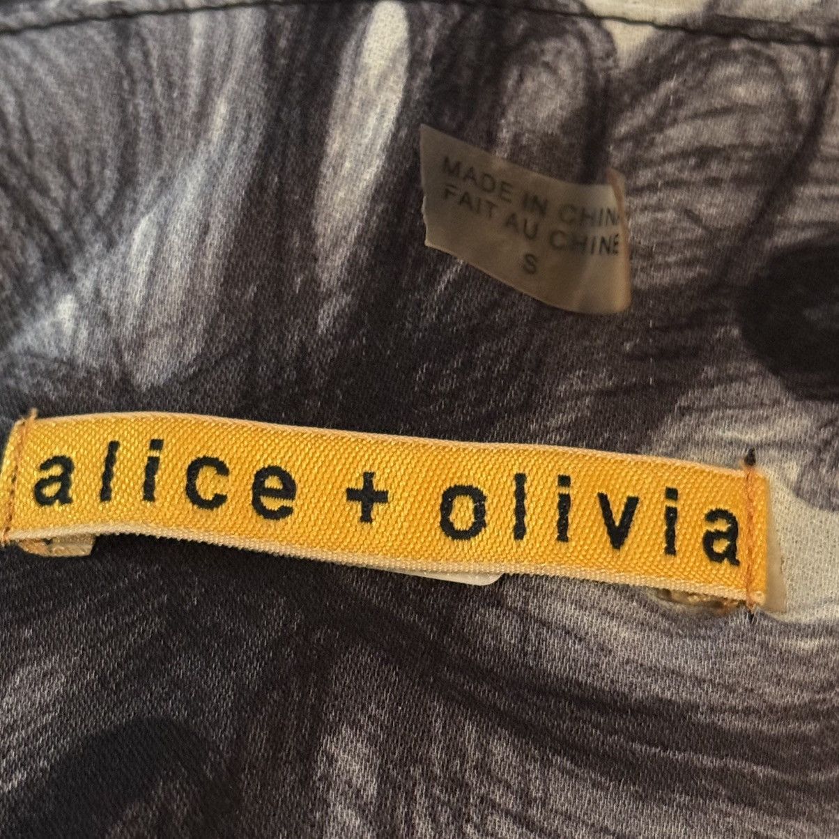 Alice + Olivia Alice + Olivia black and white floral mini dress Size S / US 4 / IT 40 - 7 Thumbnail