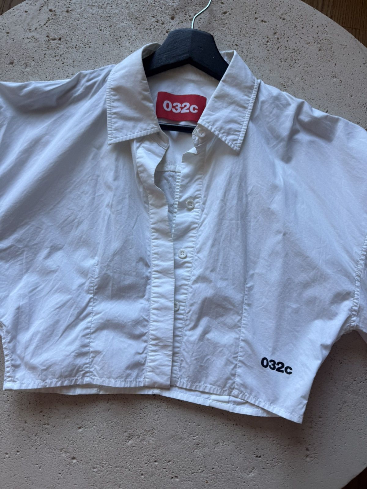 032c 032c Drop Button Up Shirt in White Size XS / US 0-2 / IT 36-38 - 3 Thumbnail