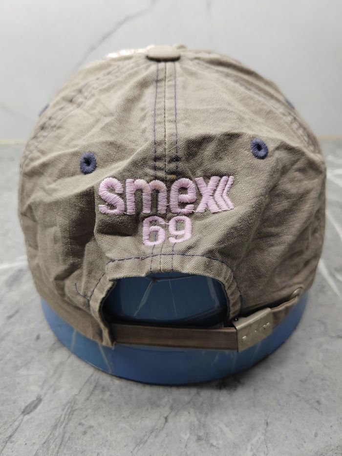 Japanese Brand Vintage Smex Distressed Style Cap Hat Size ONE SIZE - 4 Thumbnail