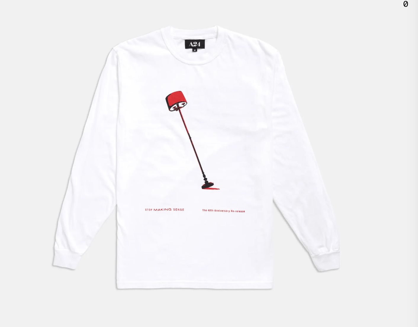 A24 A24 Stop Making Sense Standing Lamp Long Sleeve Tee Size US M / EU 48-50 / 2 - 1 Thumbnail