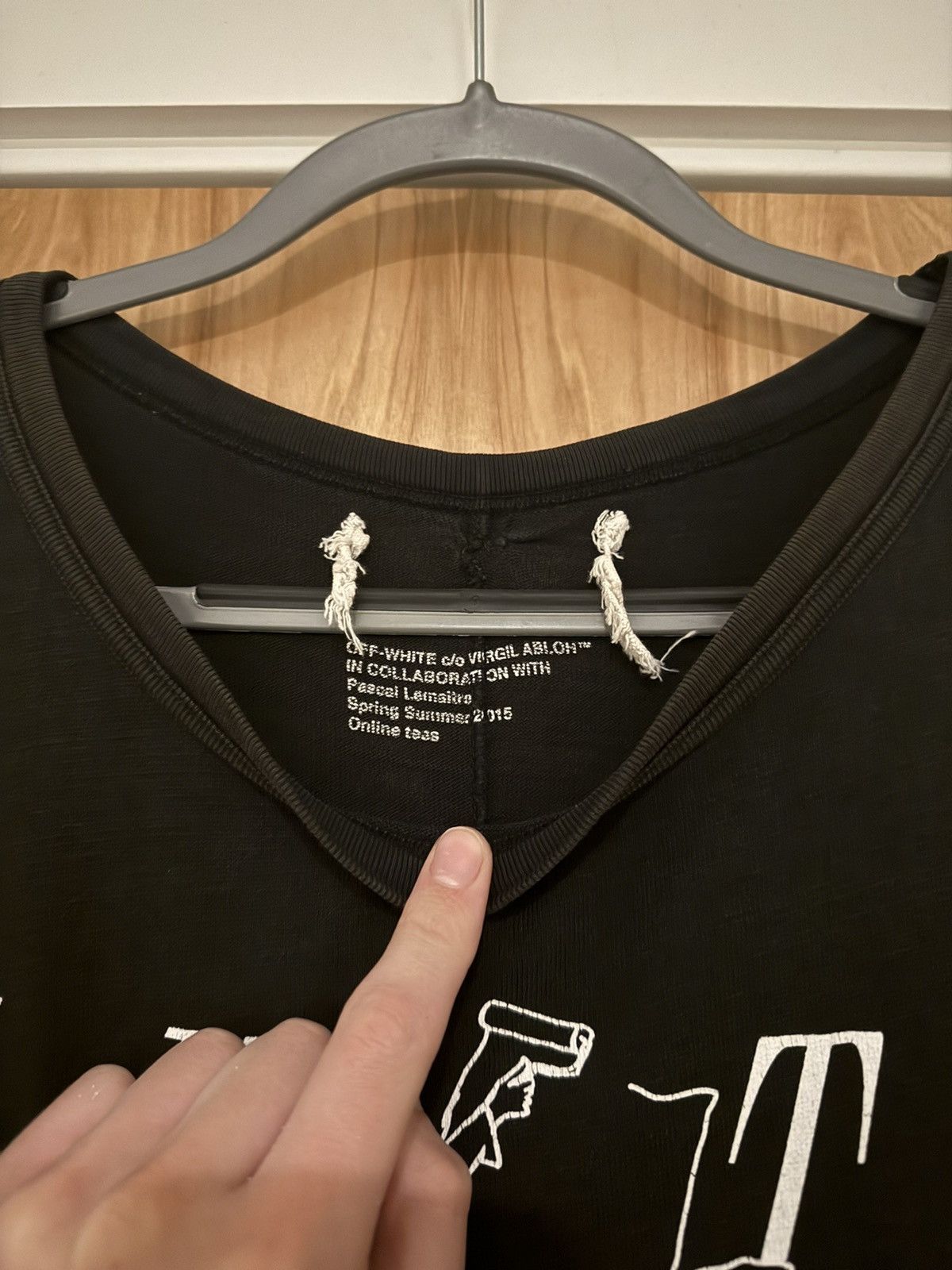Off-White Off White SS15 Pascal Lemitre Painting Woman Tee XL Size US XL / EU 56 / 4 - 3 Thumbnail