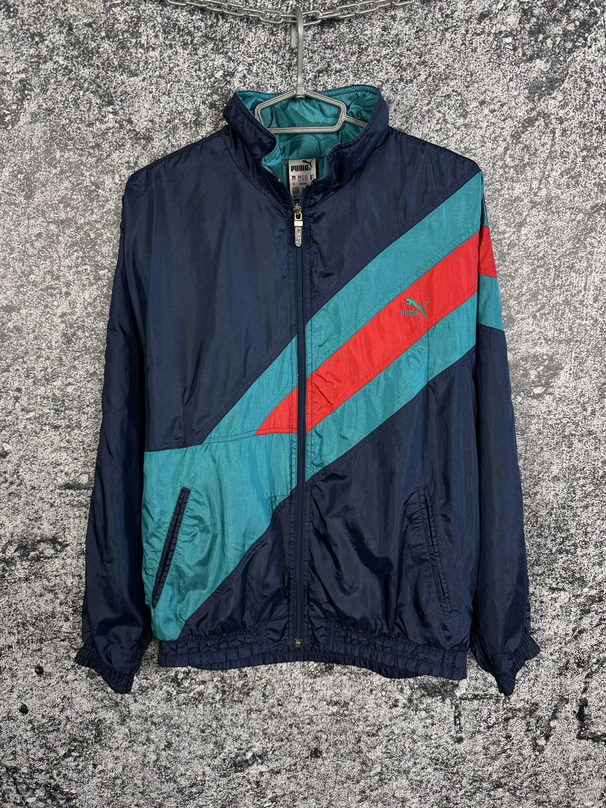 Puma Puma Vintage 90s Track Nylon Jacket Streetwear Retro Size M Size US M / EU 48-50 / 2 - 1 Thumbnail