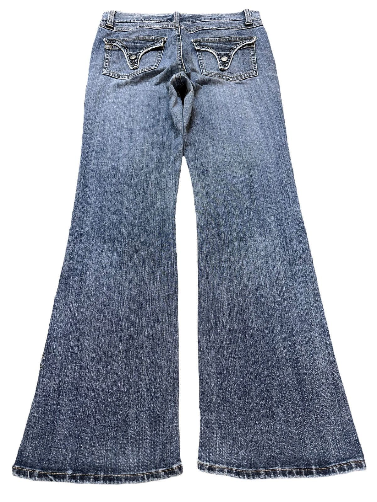 If Six Was Nine Vintage Japanese Brand Blue Wash Style Flare Jeans Size US 32 / EU 48 - 2 Thumbnail