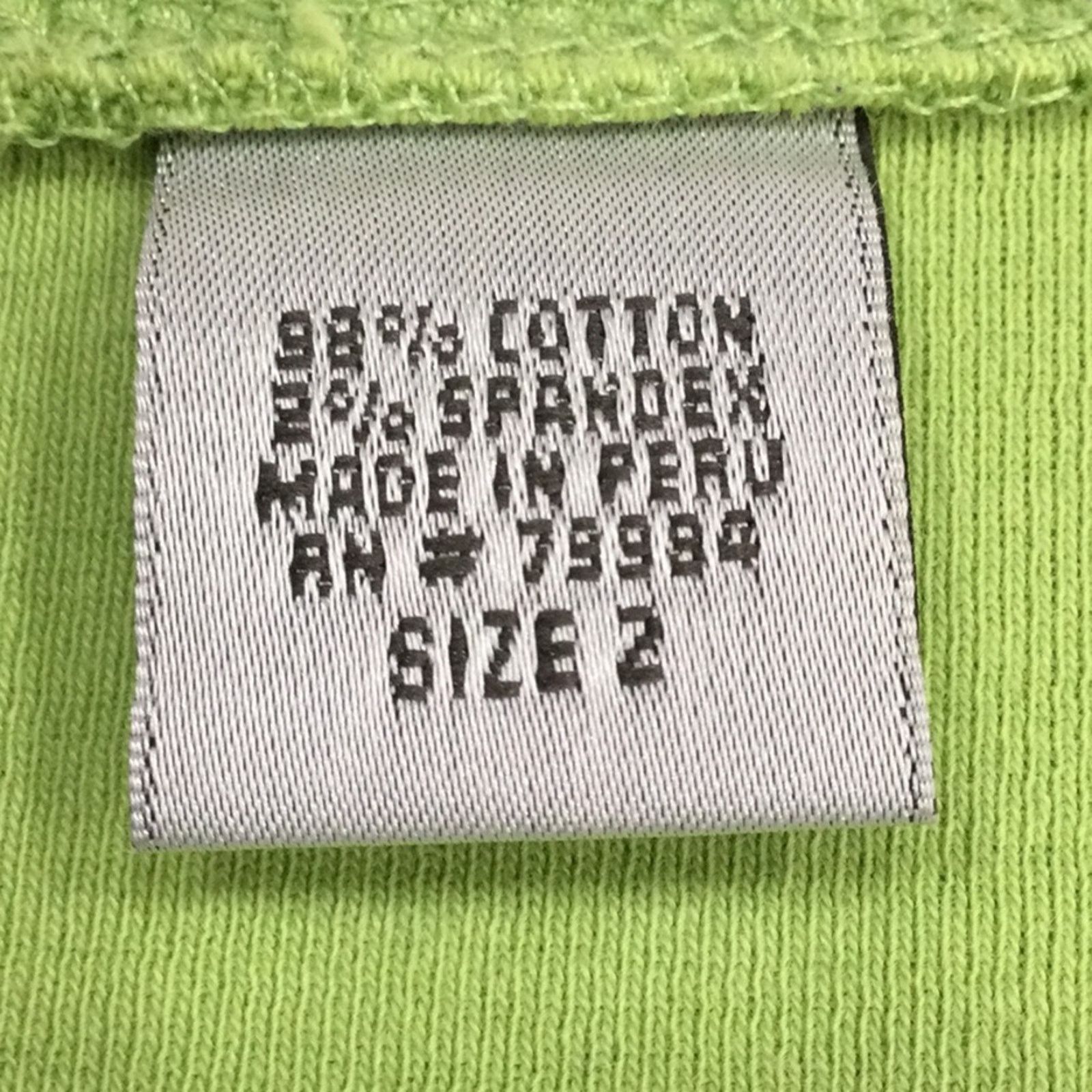 Chicos Chico's Lime Green 3/4 Sleeve V-neck T-shirt Size 2/L/12 Size L / US 10 / IT 46 - 11 Thumbnail