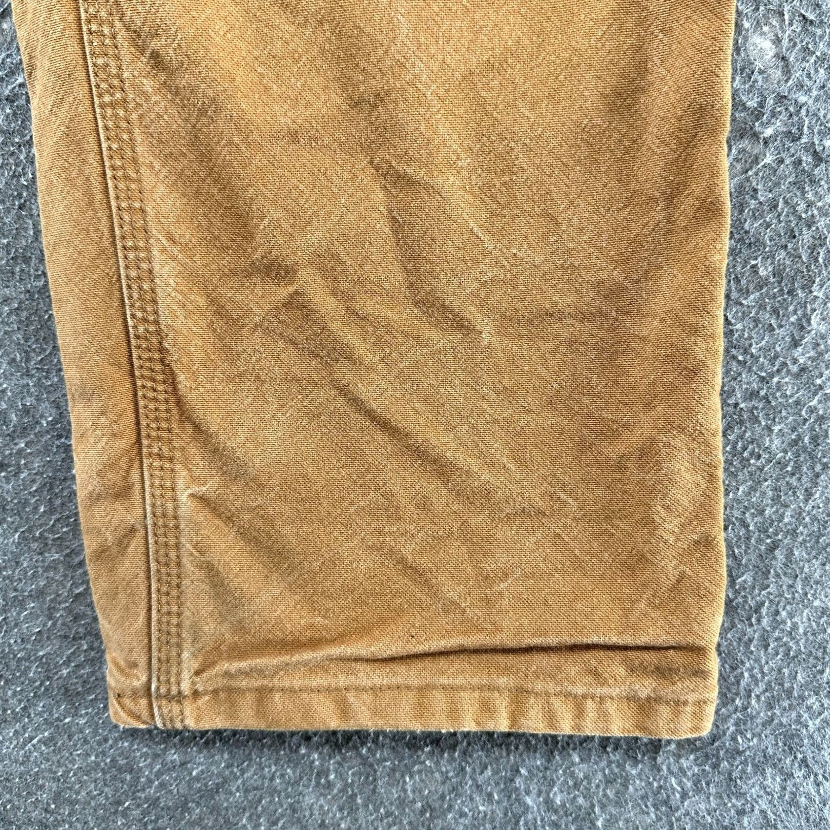 Carhartt Carhartt Pants Mens 30x32 Brown Tan Canvas Relaxed Fit Straight Leg Workwear Carpenter Pant Size US 30 / EU 46 - 3 Thumbnail