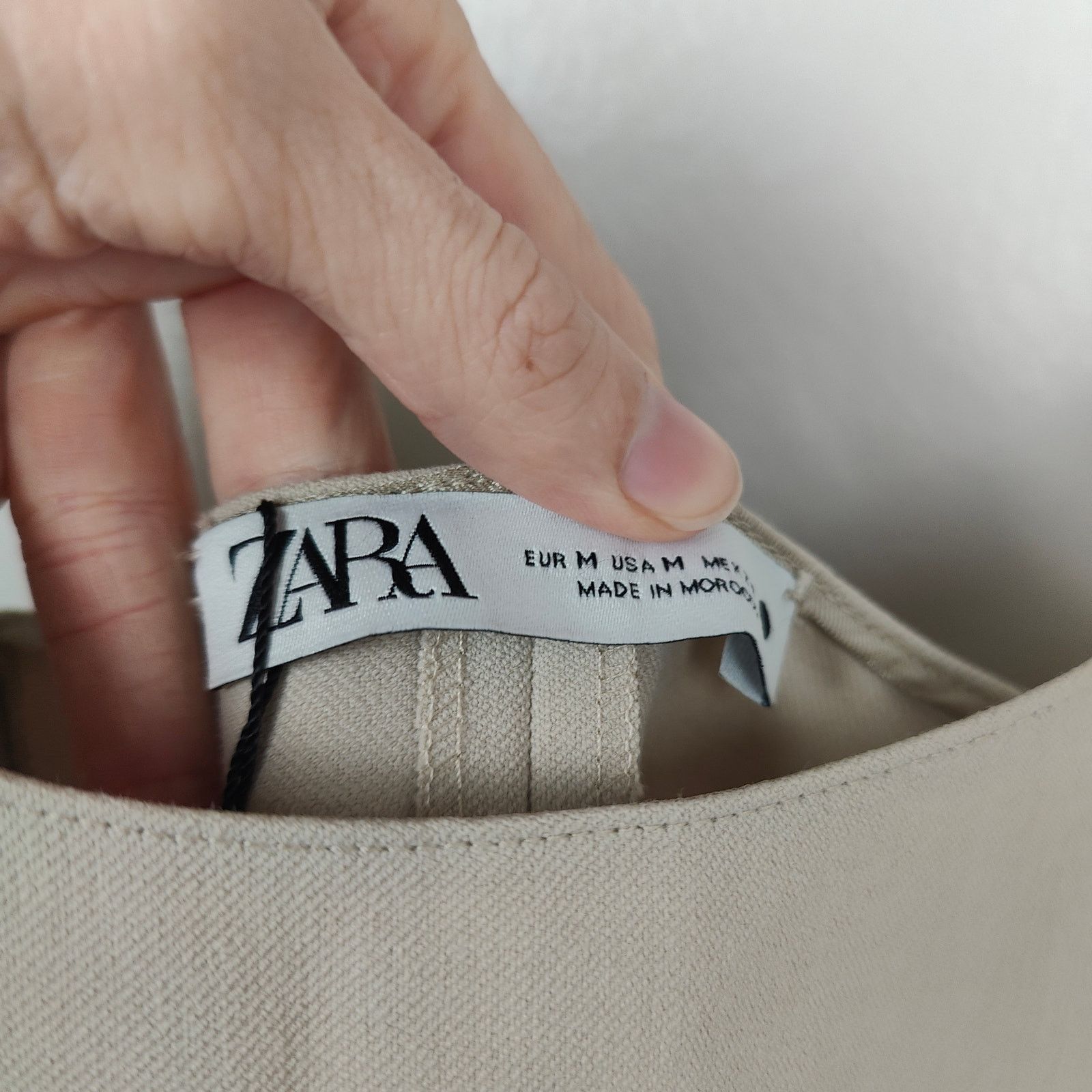 Zara Zara Midi Slip Dress Womens Medium Khaki Tan 90s Y2K Size M / US 6-8 / IT 42-44 - 5 Thumbnail