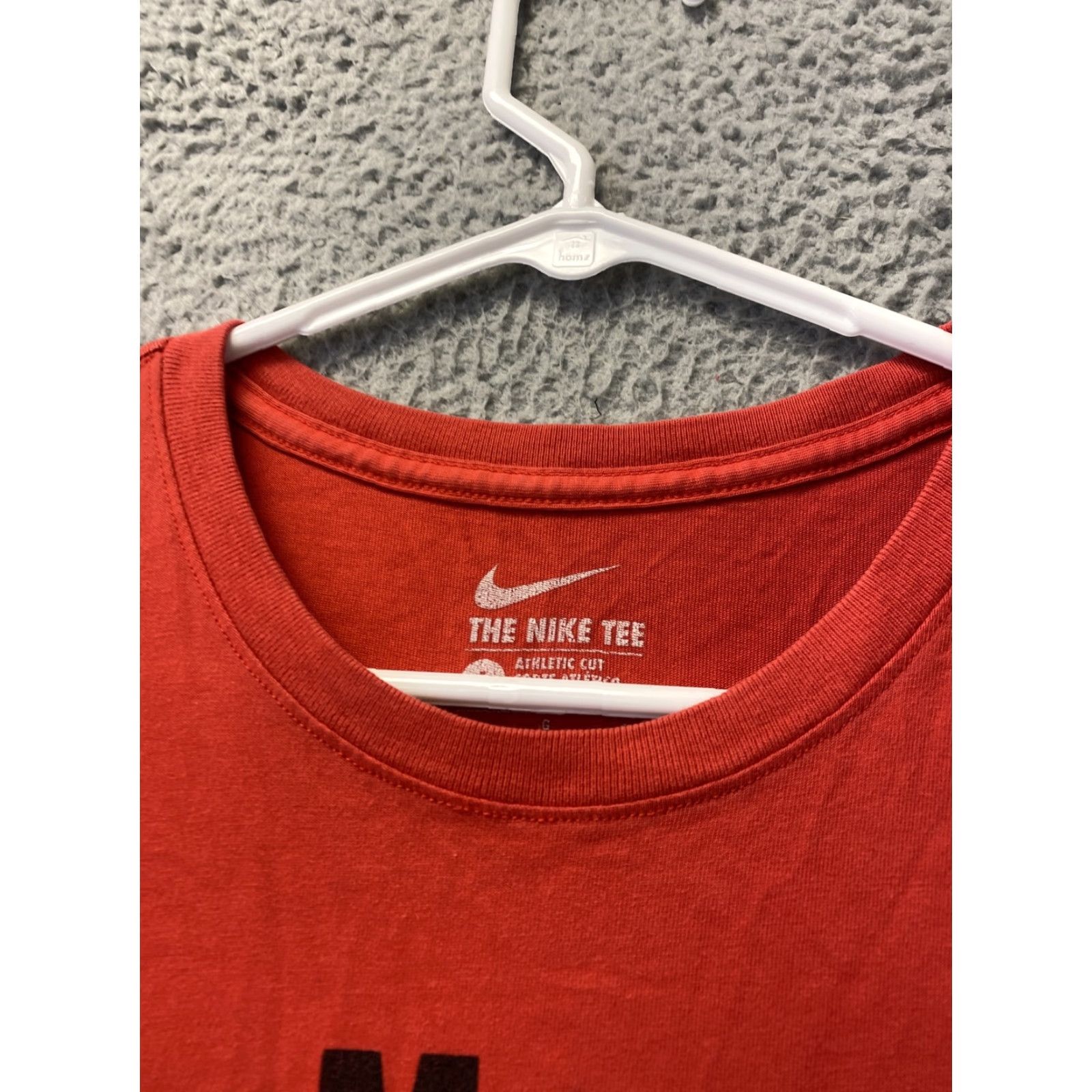 Nike Nike Men’s Red Crew Neck T-Shirt Large Short Sleeve 90s Graphic Cotton Size US L / EU 52-54 / 3 - 5 Thumbnail