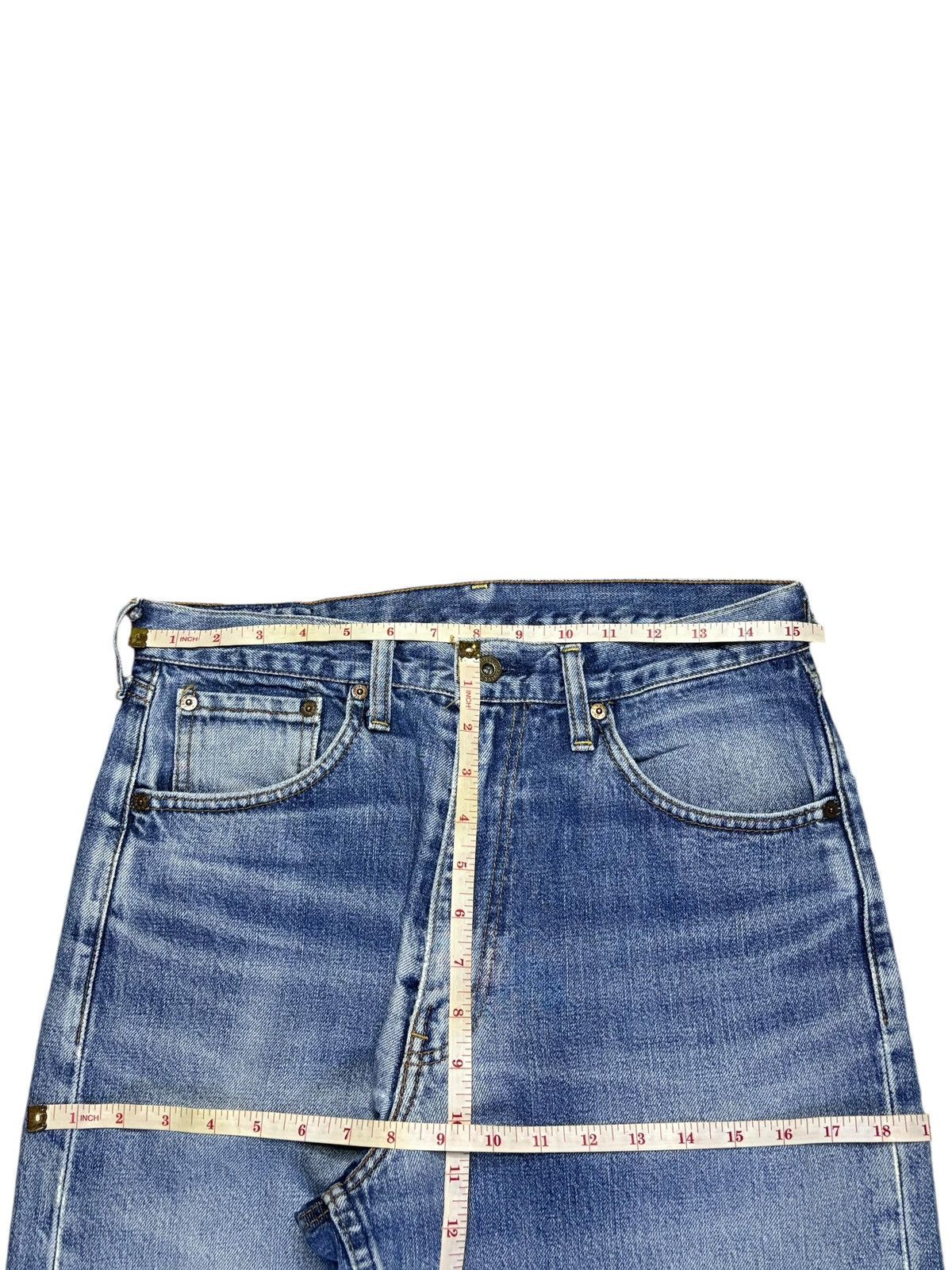 Levi's Vintage 90s Levis 504 Faded Wash Bartacks Baggy Jeans Size US 31 - 12 Thumbnail