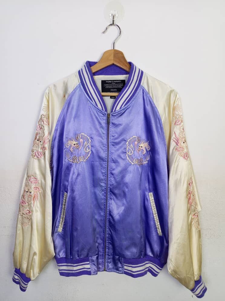Japanese Brand × Vintage Vintage Ten Carat Sukajan Jacket Size US L / EU 52-54 / 3 - 1 Thumbnail