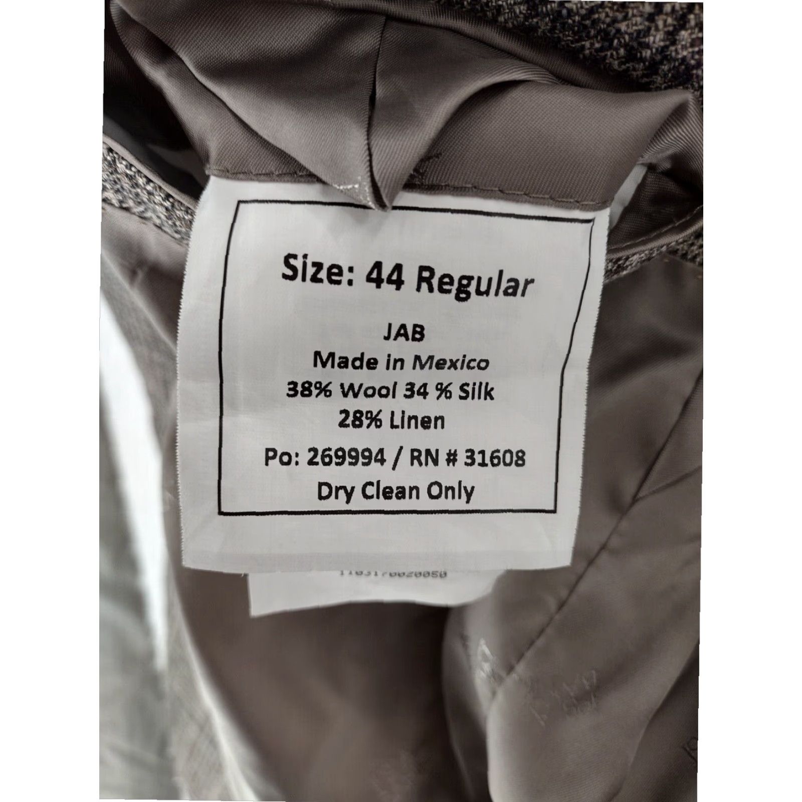 Jos. A. Bank Mens JOS A Bank Reserve 44R Blazer Two Button Sports Coat Size 44R - 7 Thumbnail