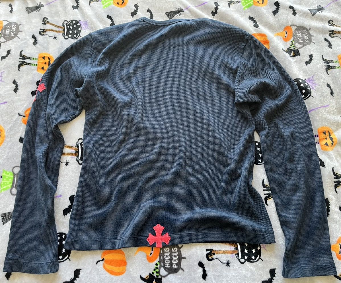 chrome hearts thermal cross patch LS TEE