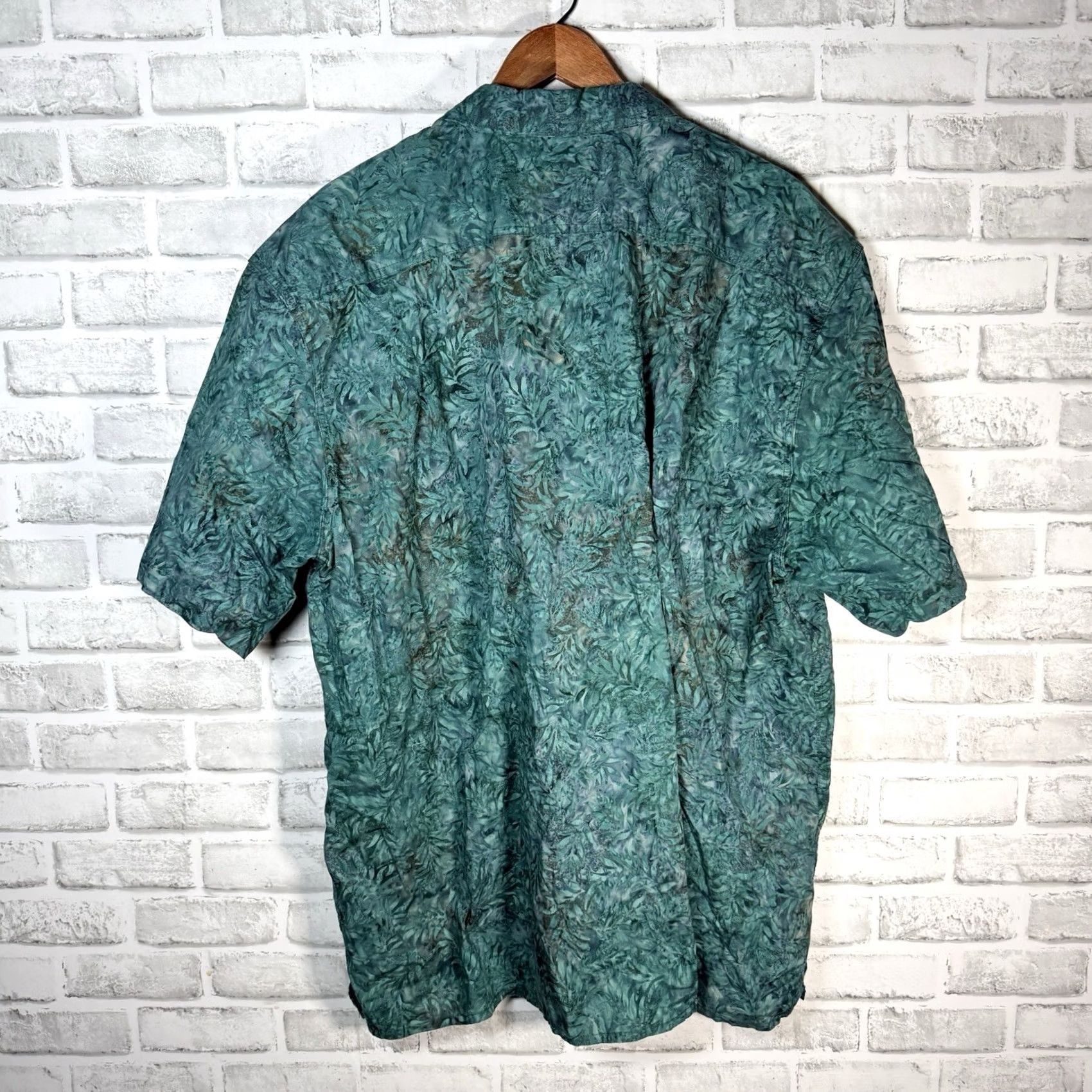 Scully Scully Button-Down Shirt Short Sleeve 100% Cotton Mens XXL Blue Shirt Size US 39 - 5 Thumbnail