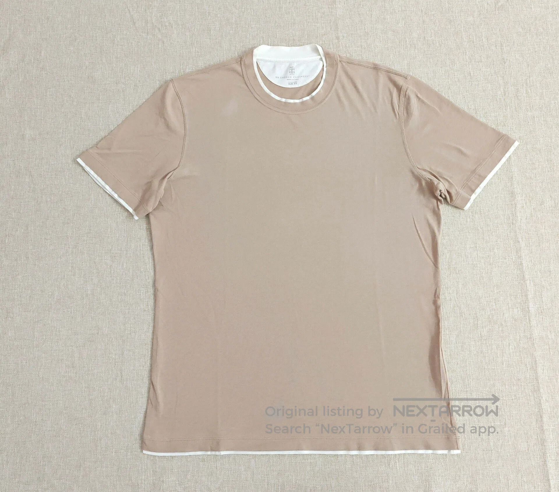 Brunello Cucinelli Brunello Cucinelli Men's Short-Sleeve T-Shirt. Size US XL / EU 56 / 4 - 1 Thumbnail
