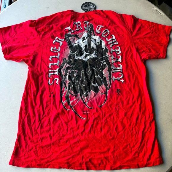 Designer NWT SULLEN ART COLLECTIVE INFESTED RED T-SHIRT SZ 2XL XXL Size US XXL / EU 58 / 5 - 5 Thumbnail