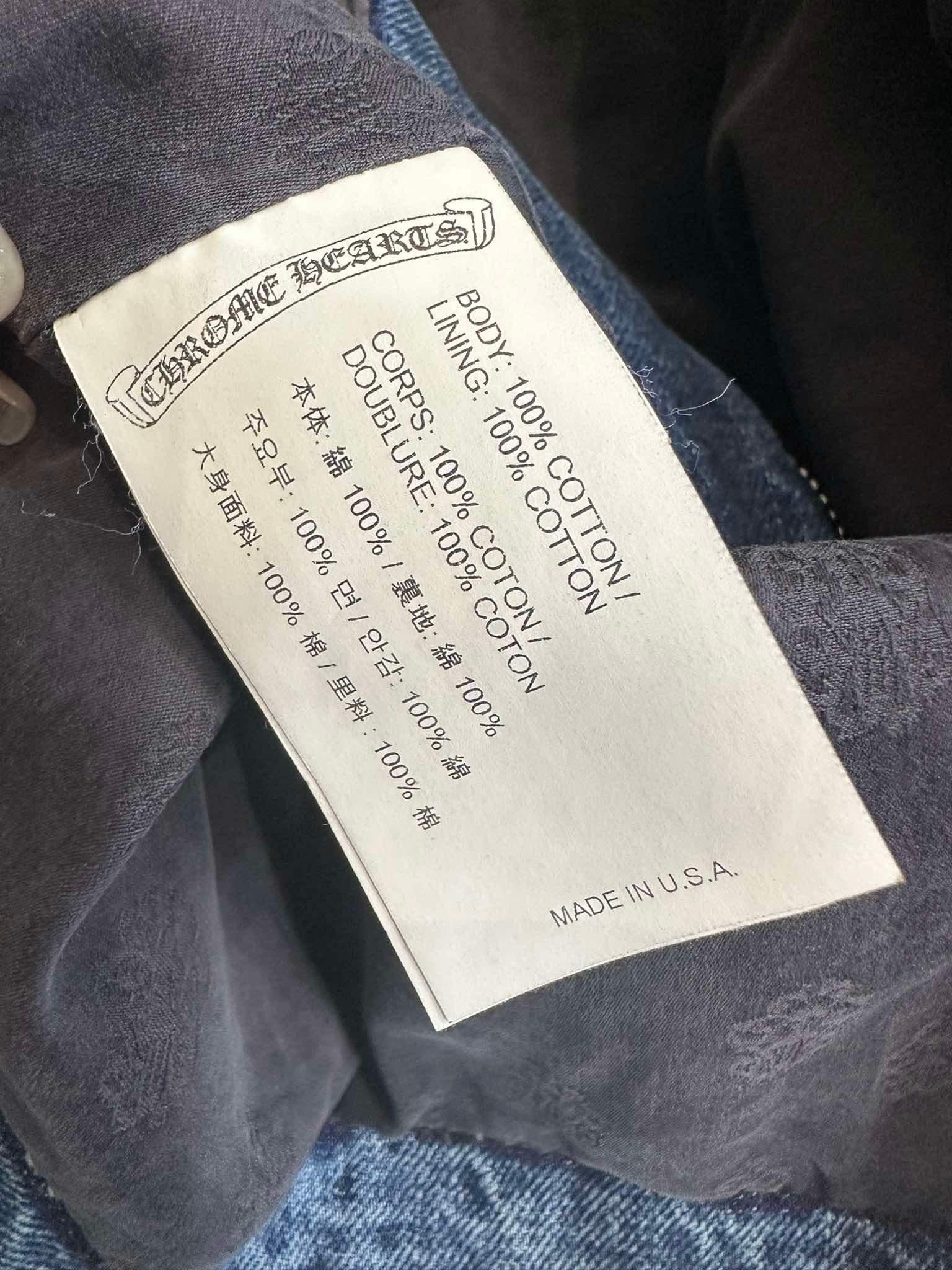 Chrome Hearts CHROME HEARTS Dagger Denim Jacket LC Size US M / EU 48-50 / 2 - 12 Thumbnail