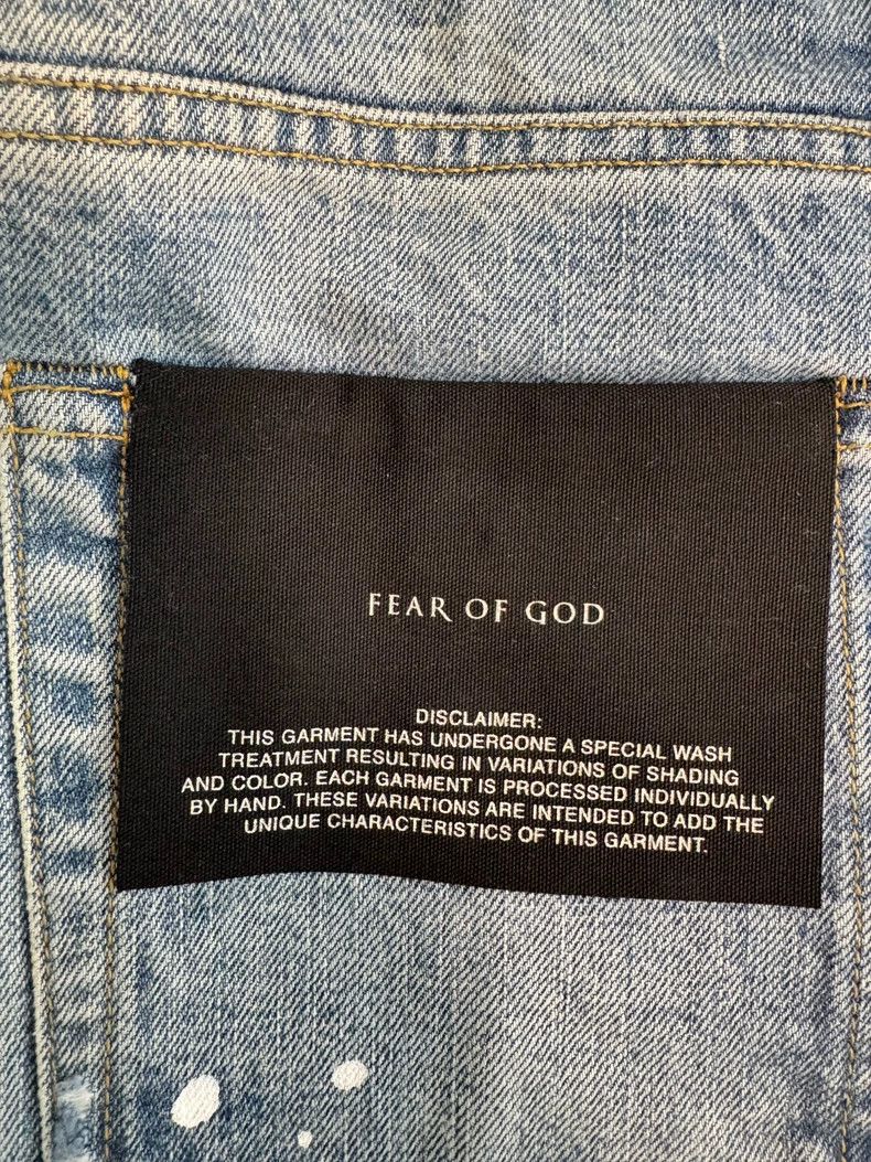 Fear of God Fear of God Main line ink splash jeans Size US 32 / EU 48 - 4 Thumbnail