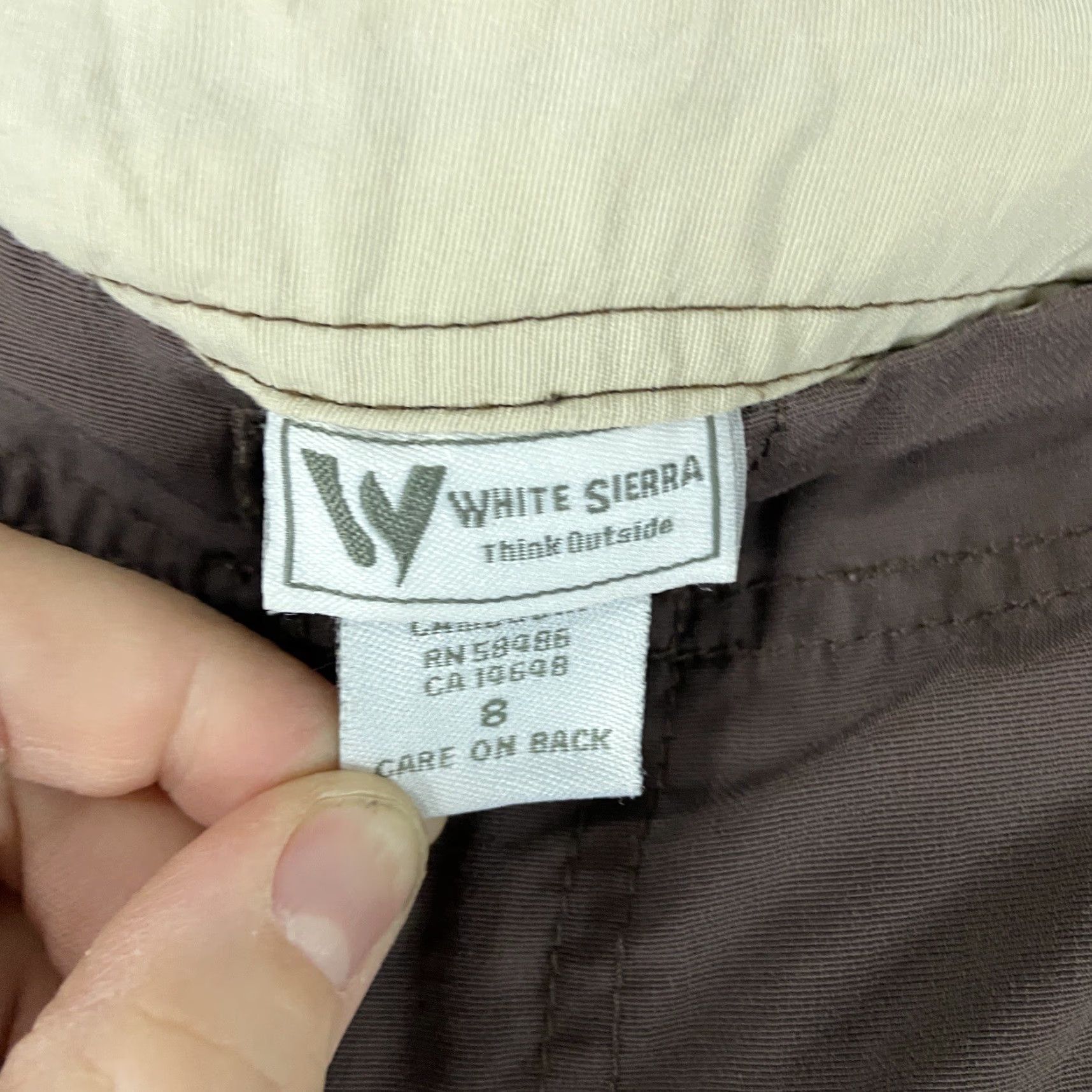 Vintage White Sierra Think Outside Brown Capri Women’s 8 Capri Pants Brown Women 8 Think Outside White Sierra Womens Size ONE SIZE - 7 Thumbnail