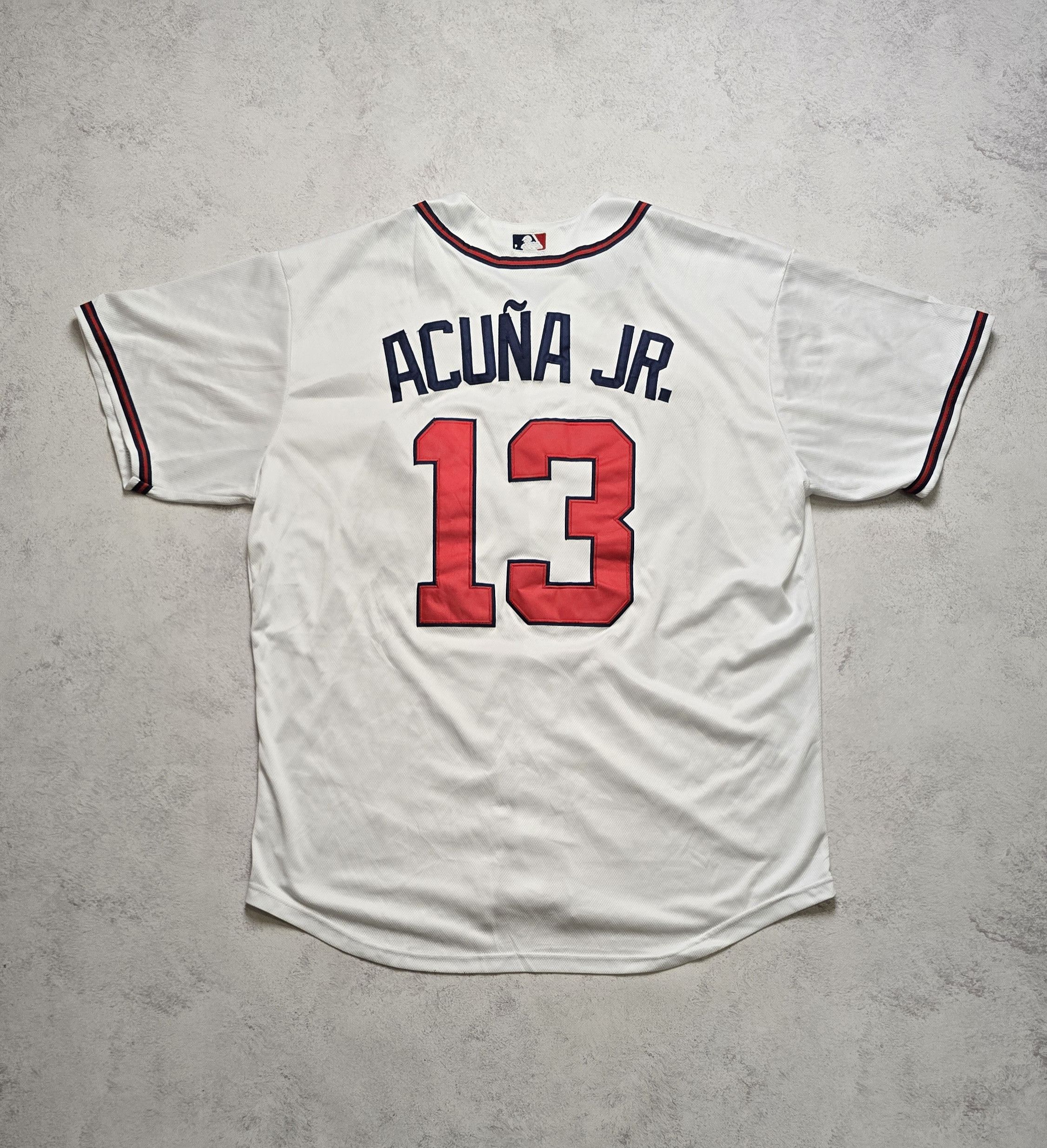 Majestic Atlanta Braves Ronald Acuña Jr. #13 MLB Baseball Jersey Size US XXL / EU 58 / 5 - 2 Thumbnail