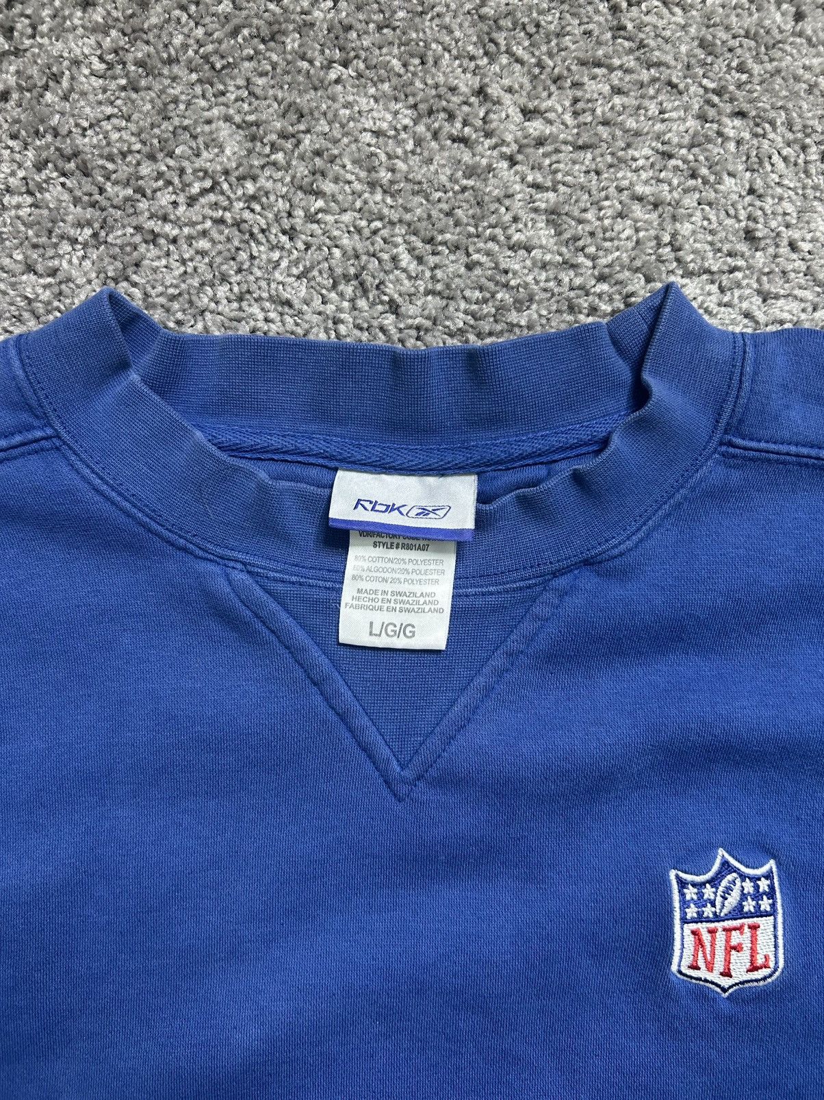 NFL Vintage 90s Reebok NFL Crewneck Single V Football Size US L / EU 52-54 / 3 - 4 Thumbnail