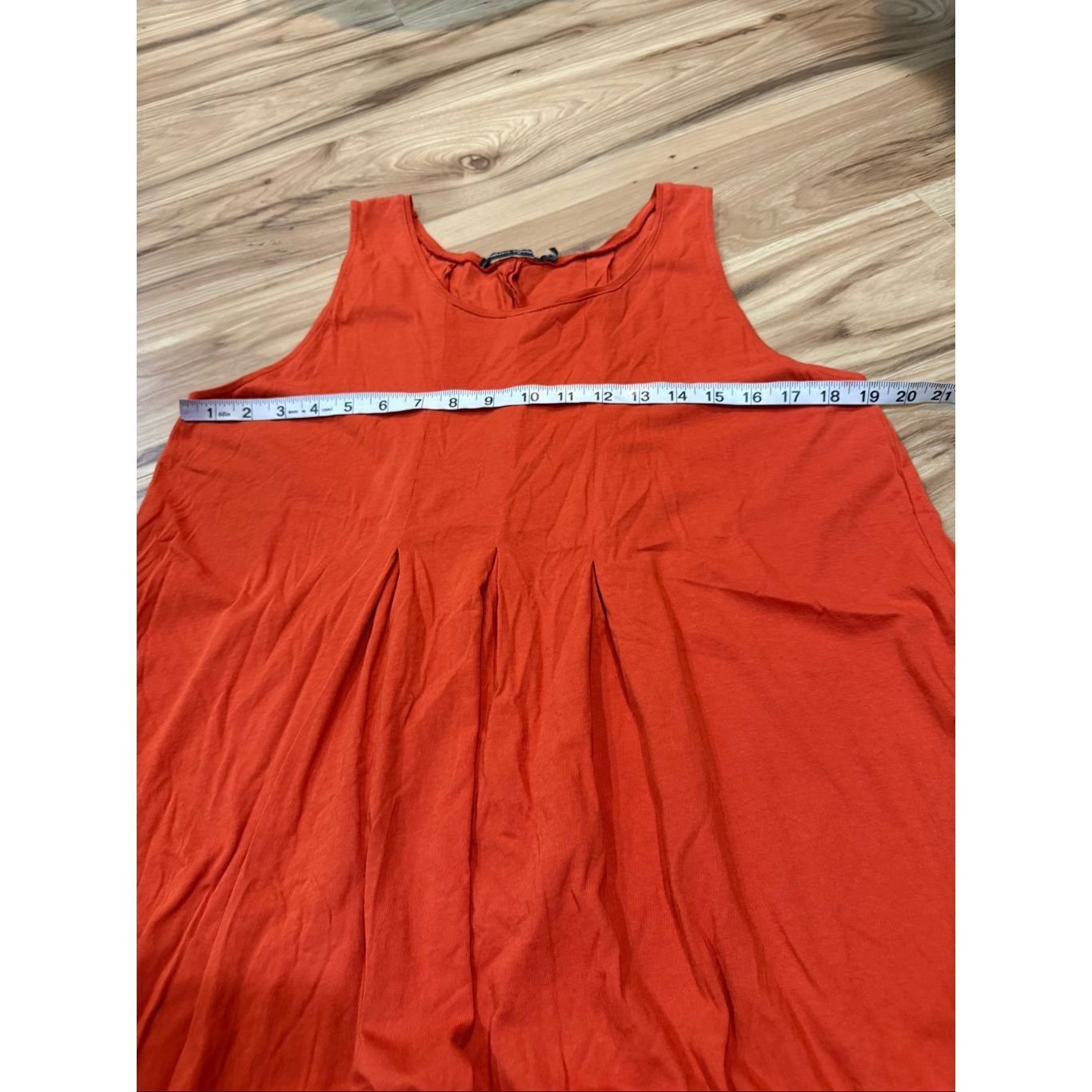 Guru Gudrun Sjoden tank burn orange dress pockets size Large Size L / US 10 / IT 46 - 7 Thumbnail