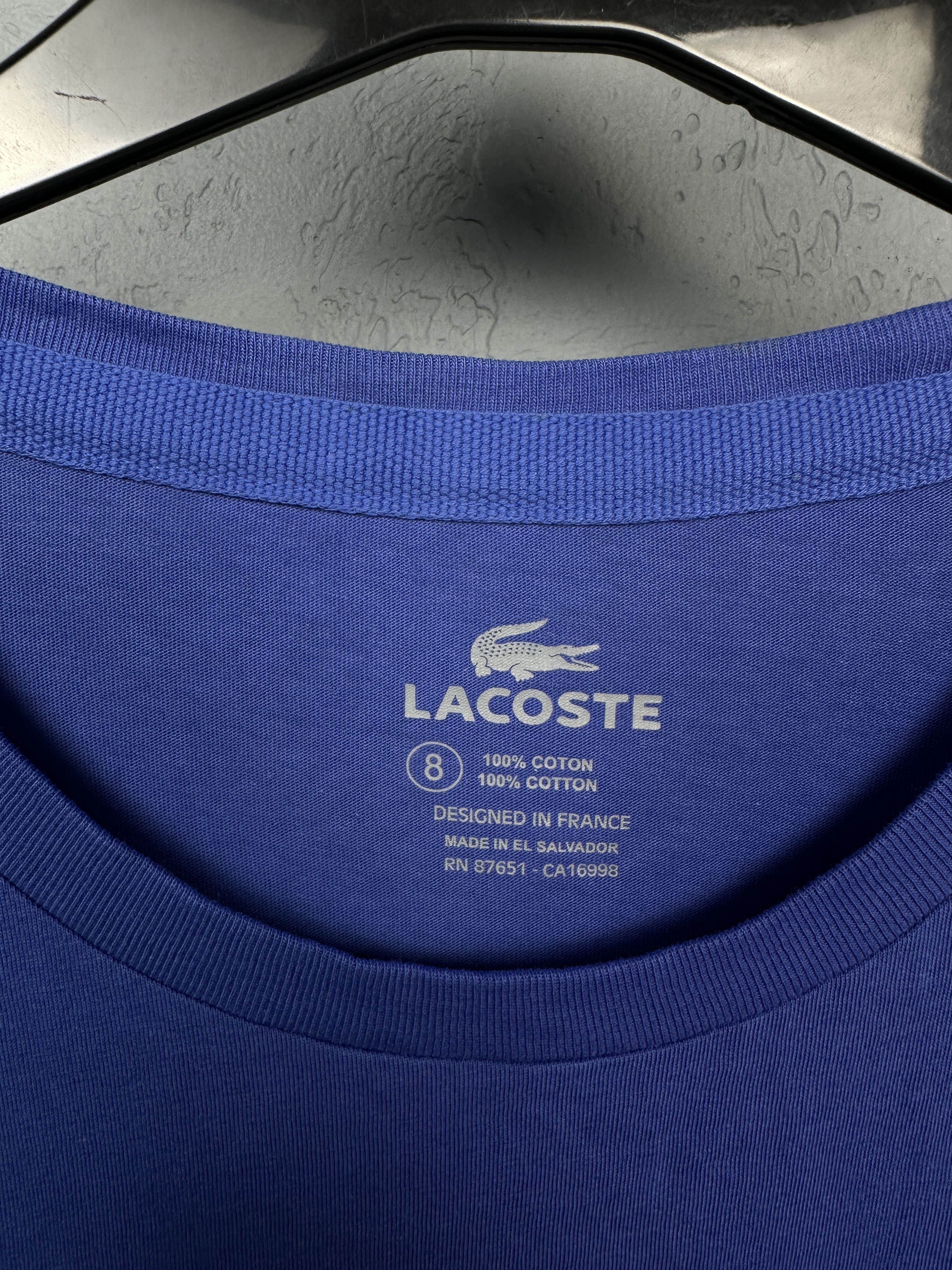 Lacoste Lacoste Mens Big Logo T-Shirt Size US XXL / EU 58 / 5 - 4 Thumbnail