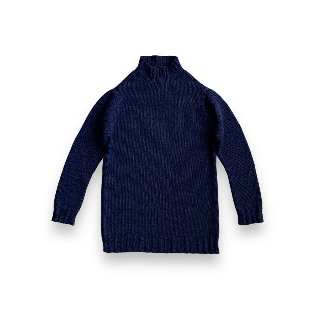 image of Comme Des Garcons x Vintage Comme Des Garçons Tricot Knit Sweater in Navy, Men's (Size Small)