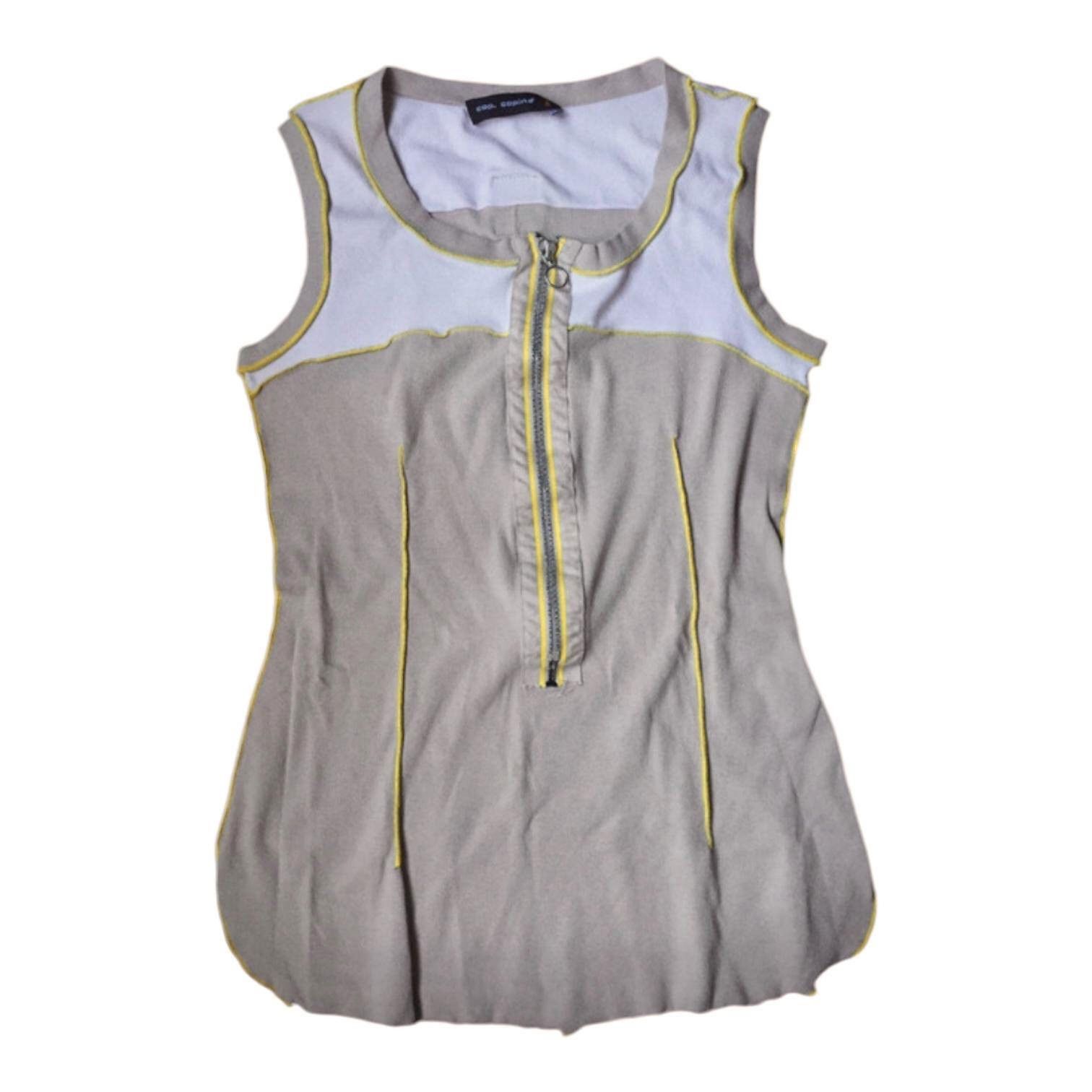 Cop Copine The Cop Copine Sleeveless Zipped Top Size ONE SIZE - 4 Thumbnail