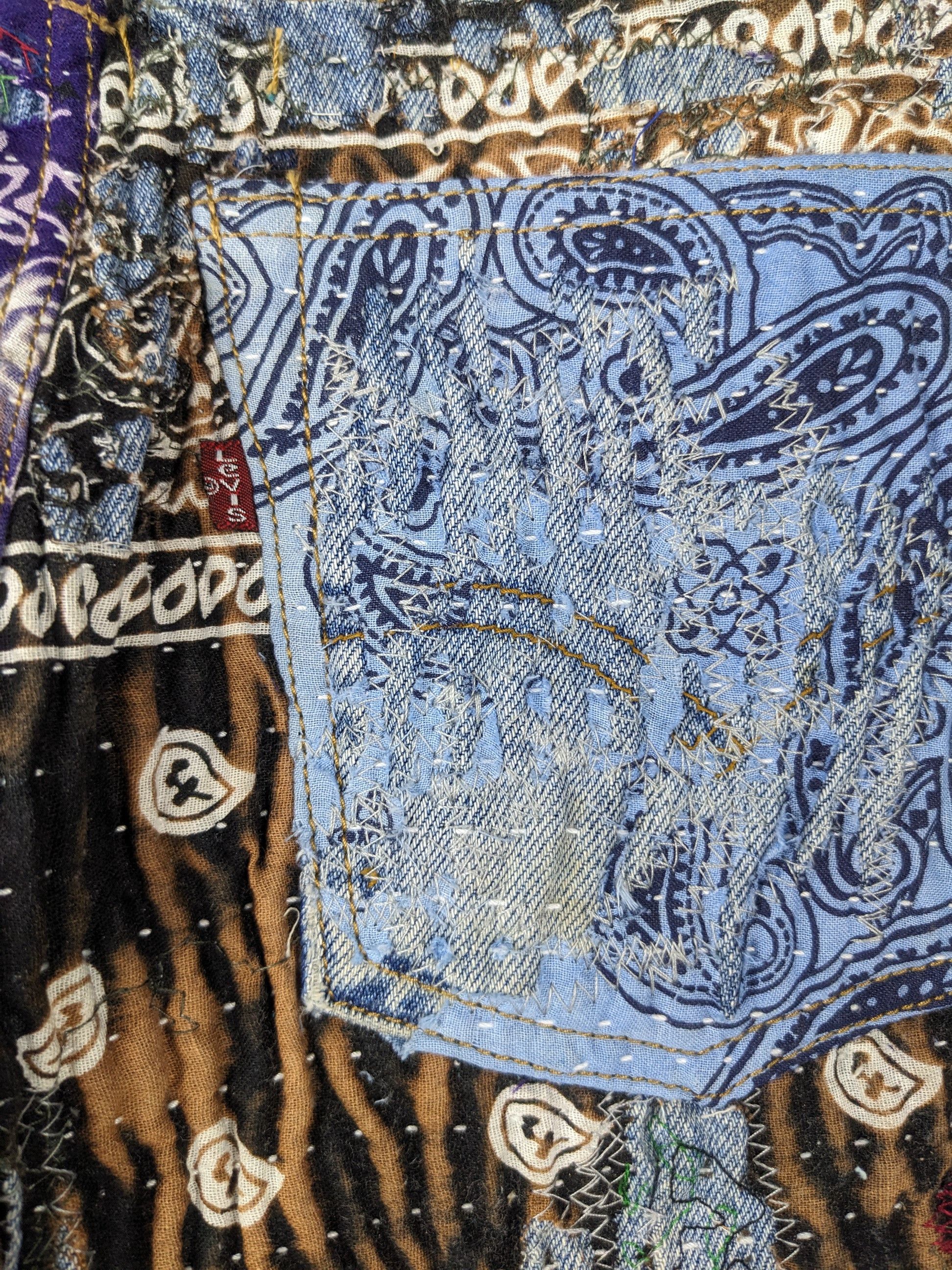 Levi's × Vintage Inspired Proleta Re Art Uroboros Kofu Levis Denim Size US 32 / EU 48 - 17 Thumbnail