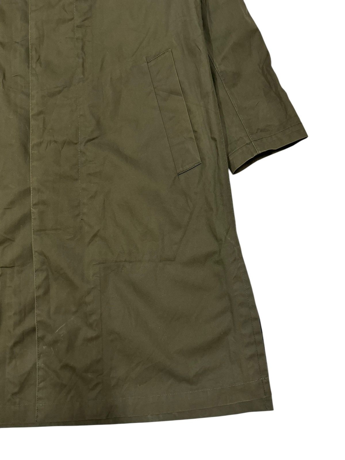 Japanese Brand × Lemaire × Uniqlo Uniqlo Lemaire Wax Cotton Longjacket Raincoat Size US S / EU 44-46 / 1 - 11 Thumbnail