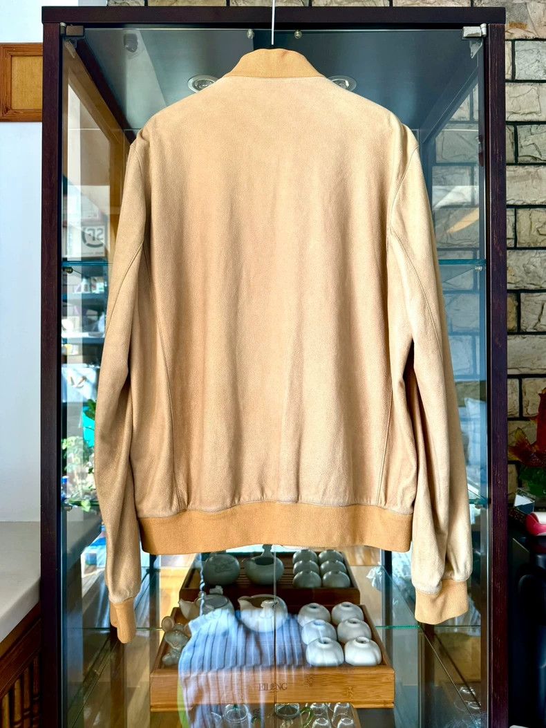 Hermes hermes Light Brown Suede Pegasus Jacket 2504-Nextarrow Size US L / EU 52-54 / 3 - 4 Thumbnail