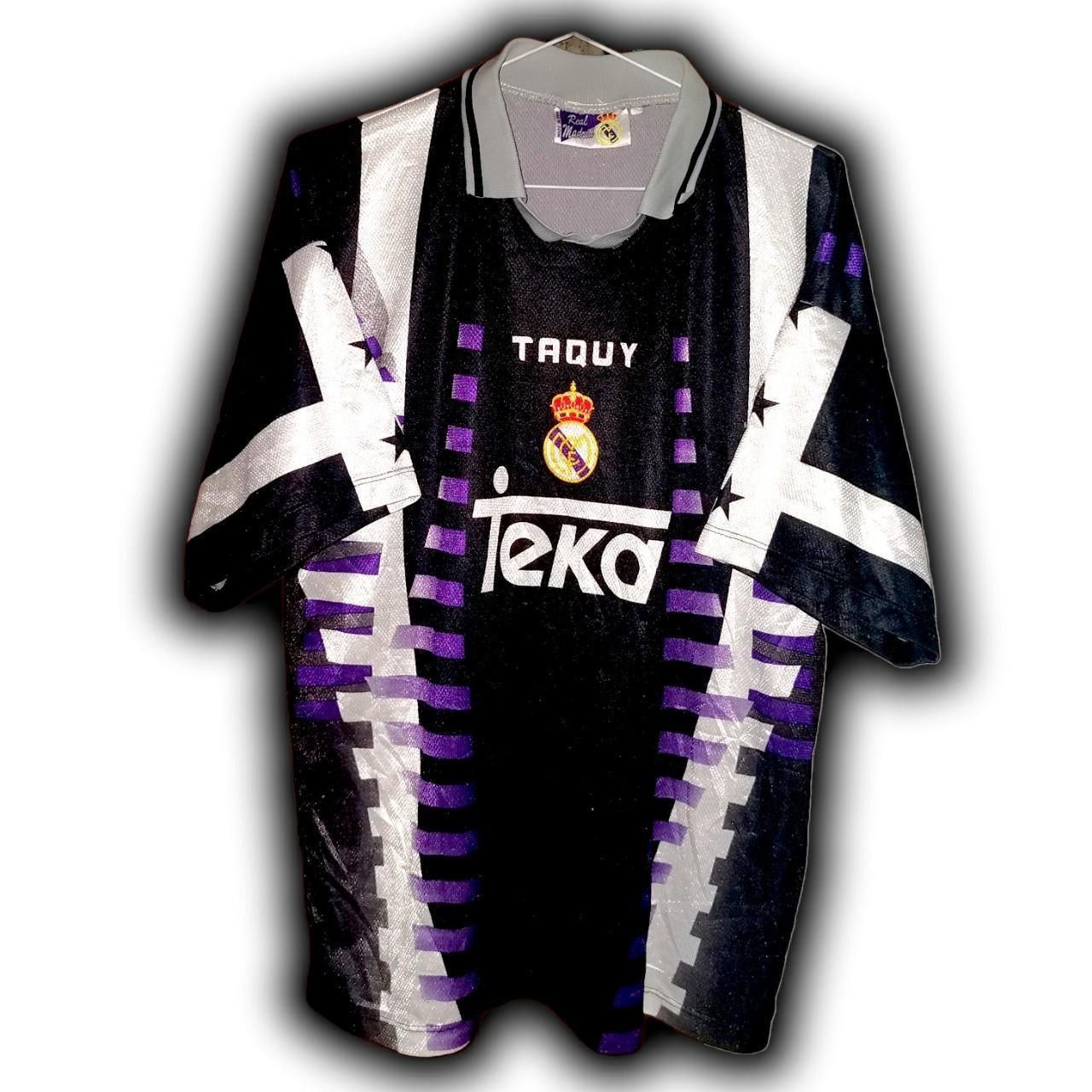 Other Real Madrid Spain 1996 1997 1998 Fan Third 3rd Shirt Jersey Size US L / EU 52-54 / 3 - 3 Thumbnail