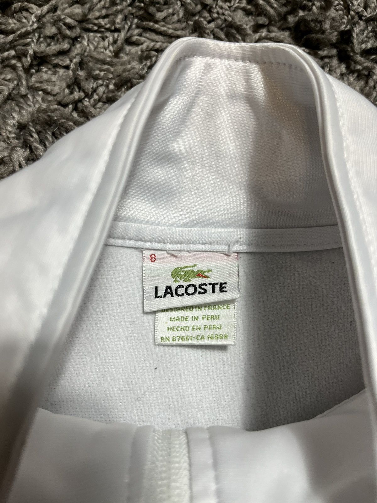 Lacoste LACOSTE VINTAGE 00s TRACKSUIT JACKET RAP STYLE Size US L / EU 52-54 / 3 - 4 Thumbnail