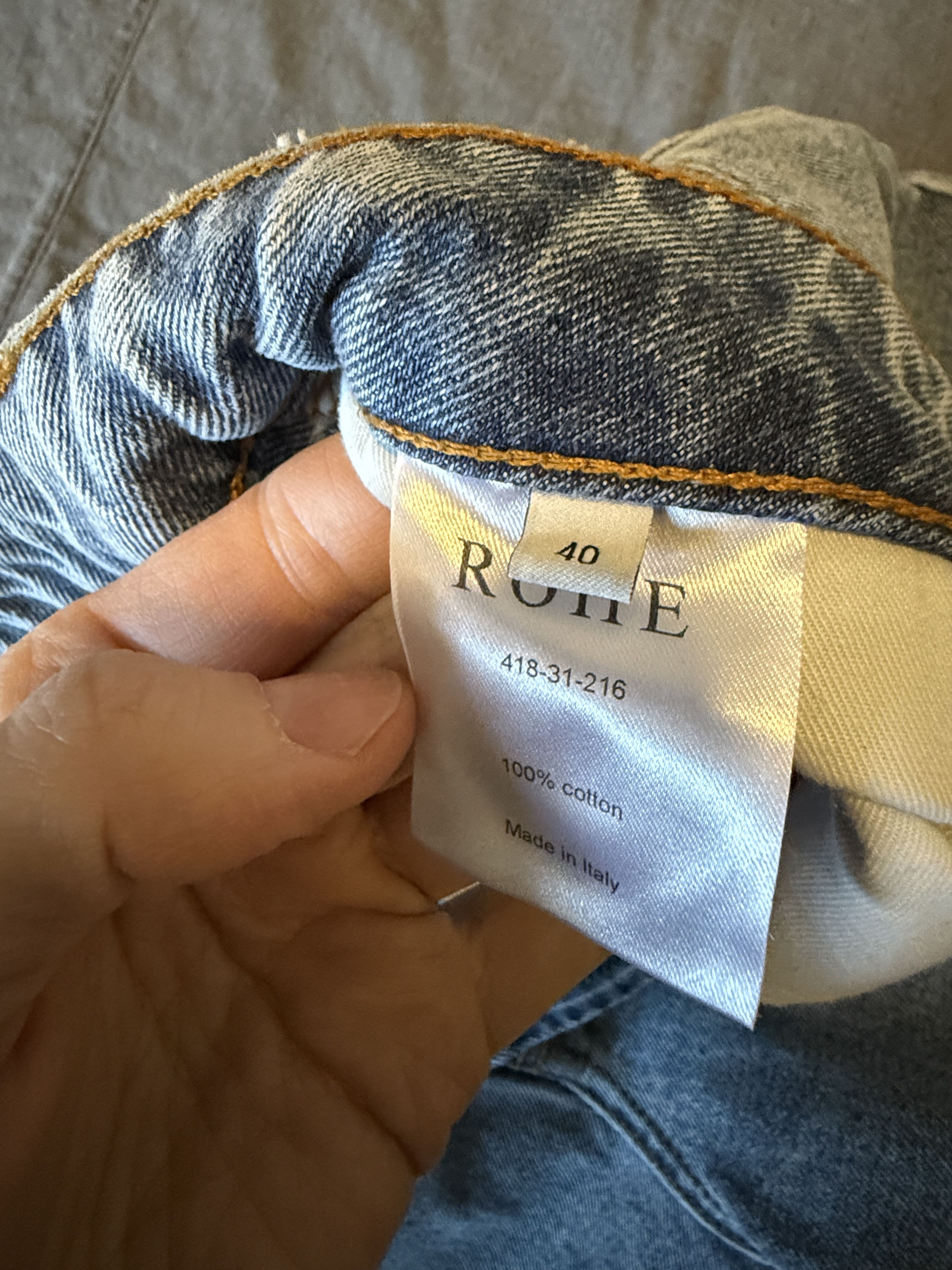 Rohe Baggy denim jeans Size US 32 / EU 48 - 3 Thumbnail