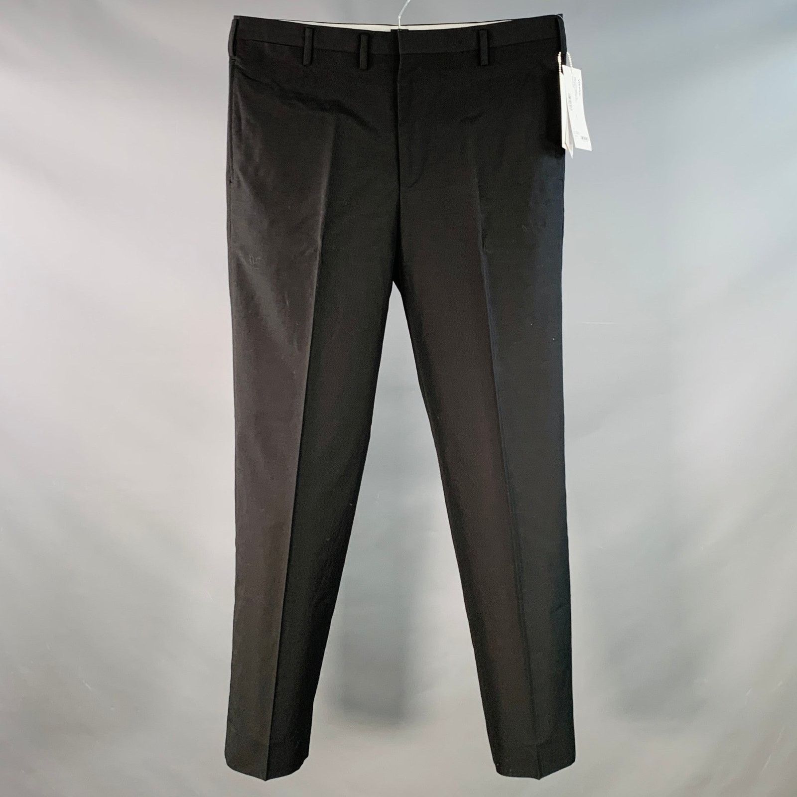Visvim Dalton Slacks Black Wool Linen Tapered Zip Fly Dress Pants Size US 34 / EU 50 - 1 Thumbnail
